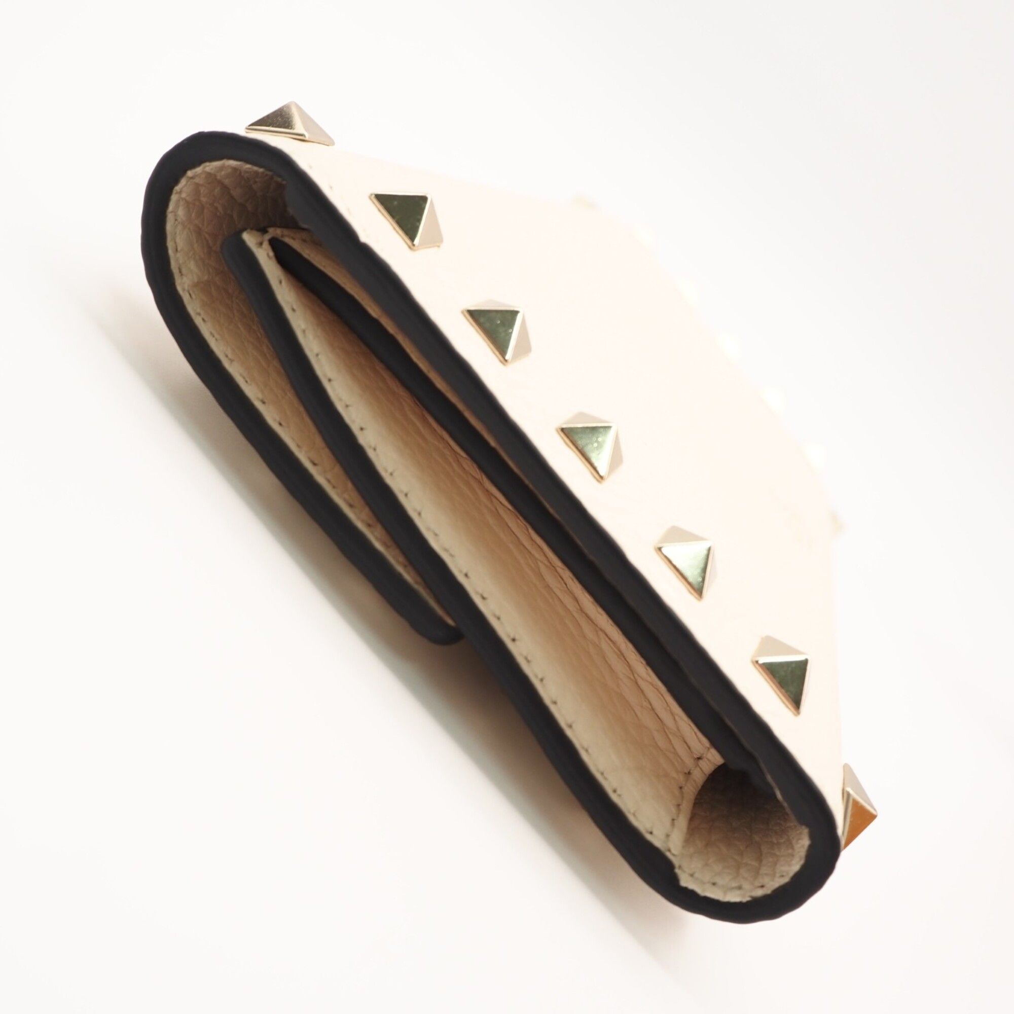 Leather Long Wallet (Bi-Fold) (Pre-Owned) - Valentino - Modalova