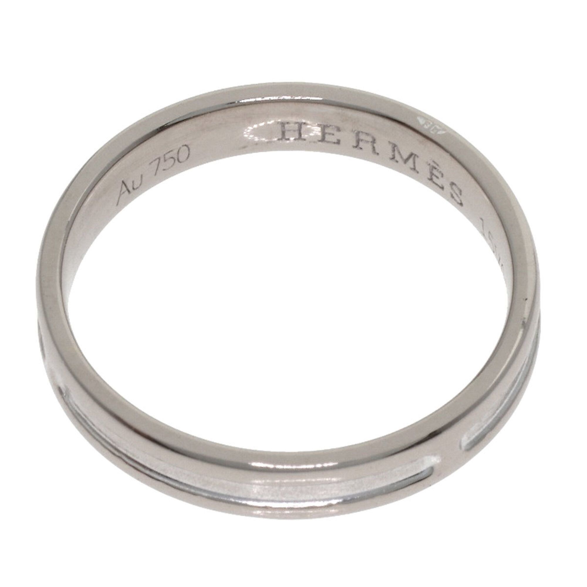 White Gold (18K) Band Ring (Pre-Owned) - Hermes - Modalova
