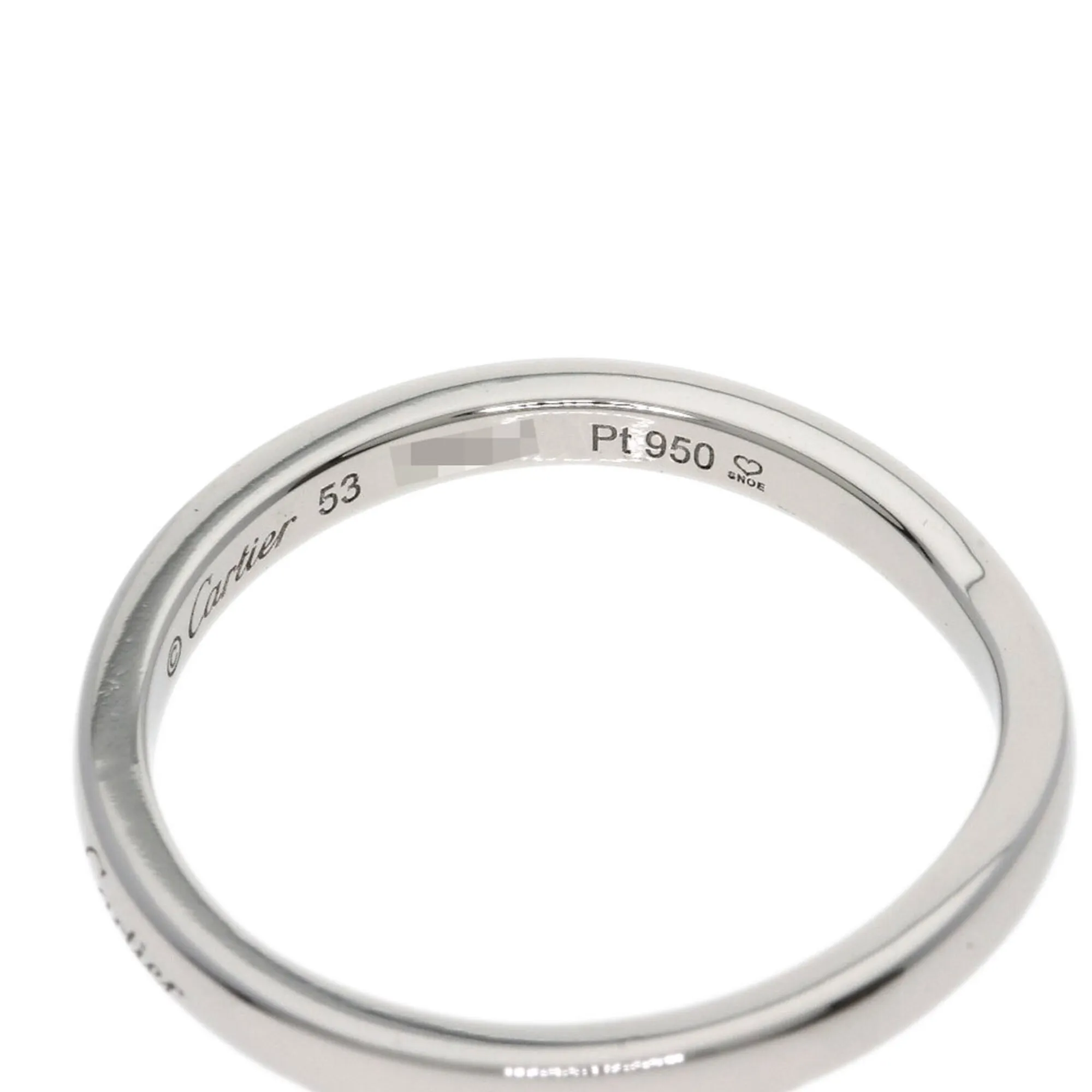 Platinum 950 Band Ring (Pre-Owned) - Cartier - Modalova