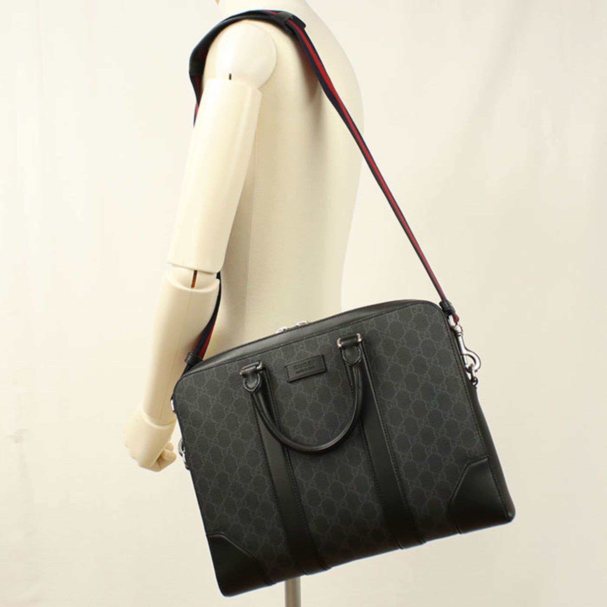 Pvc Briefcase (Pre-Owned) - Gucci - Modalova