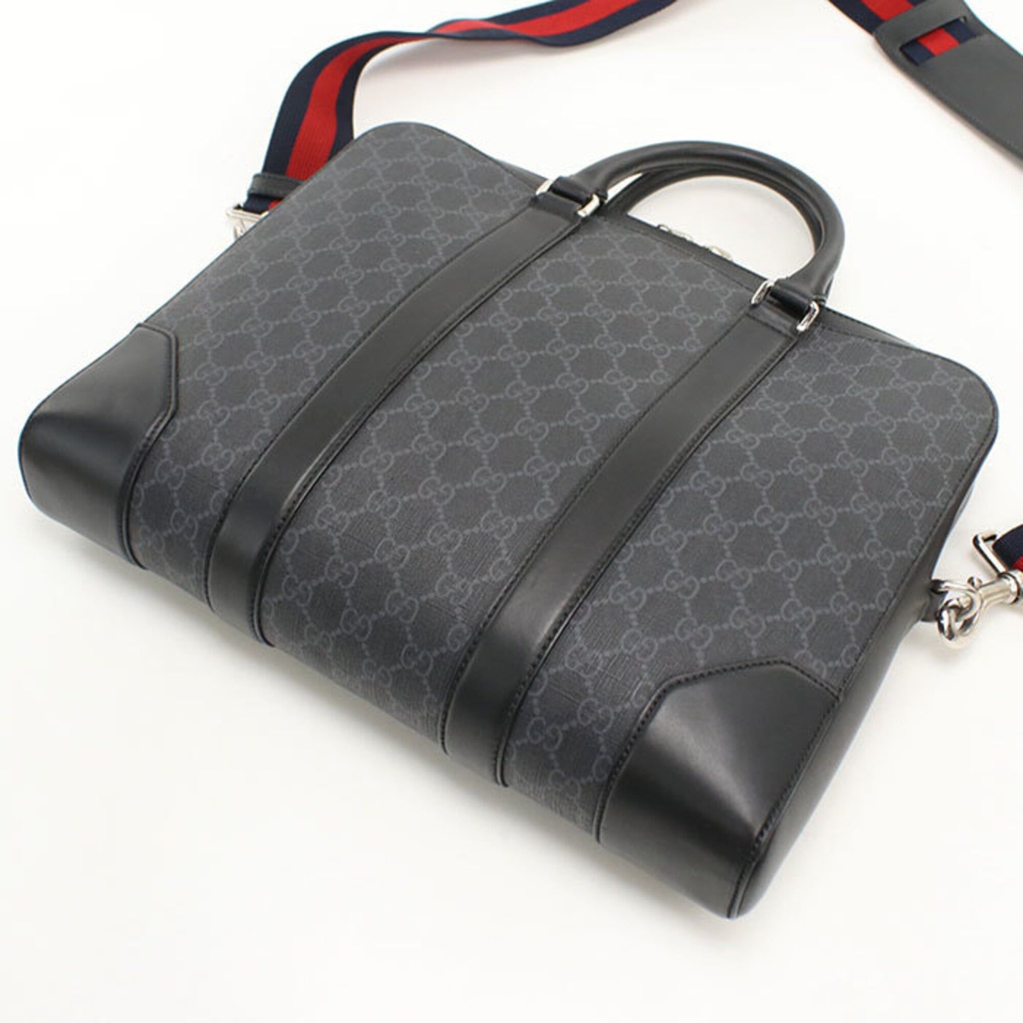 Pvc Briefcase (Pre-Owned) - Gucci - Modalova