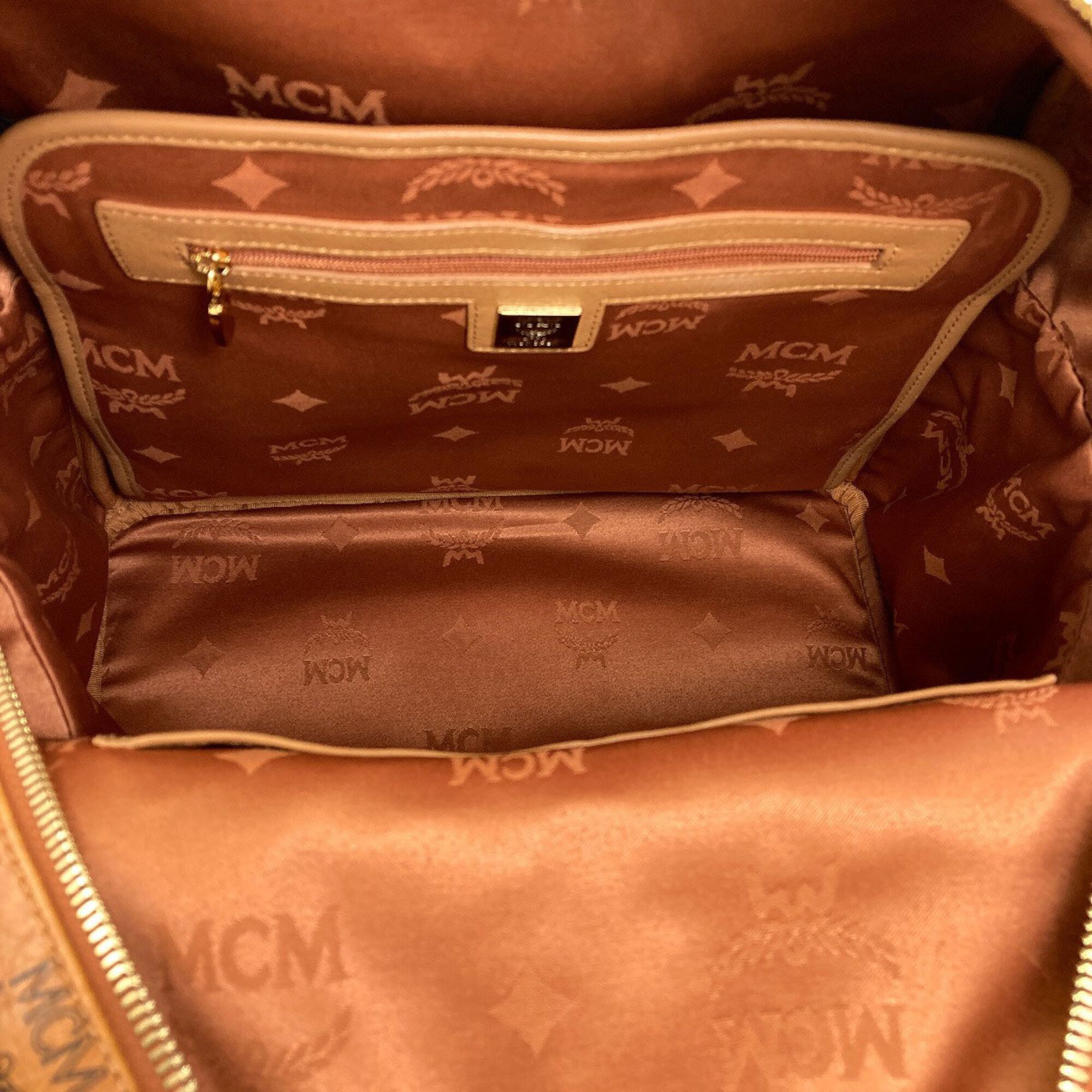 Mcm Brown Pvc Backpack (Pre-Owned) - MCM - Modalova