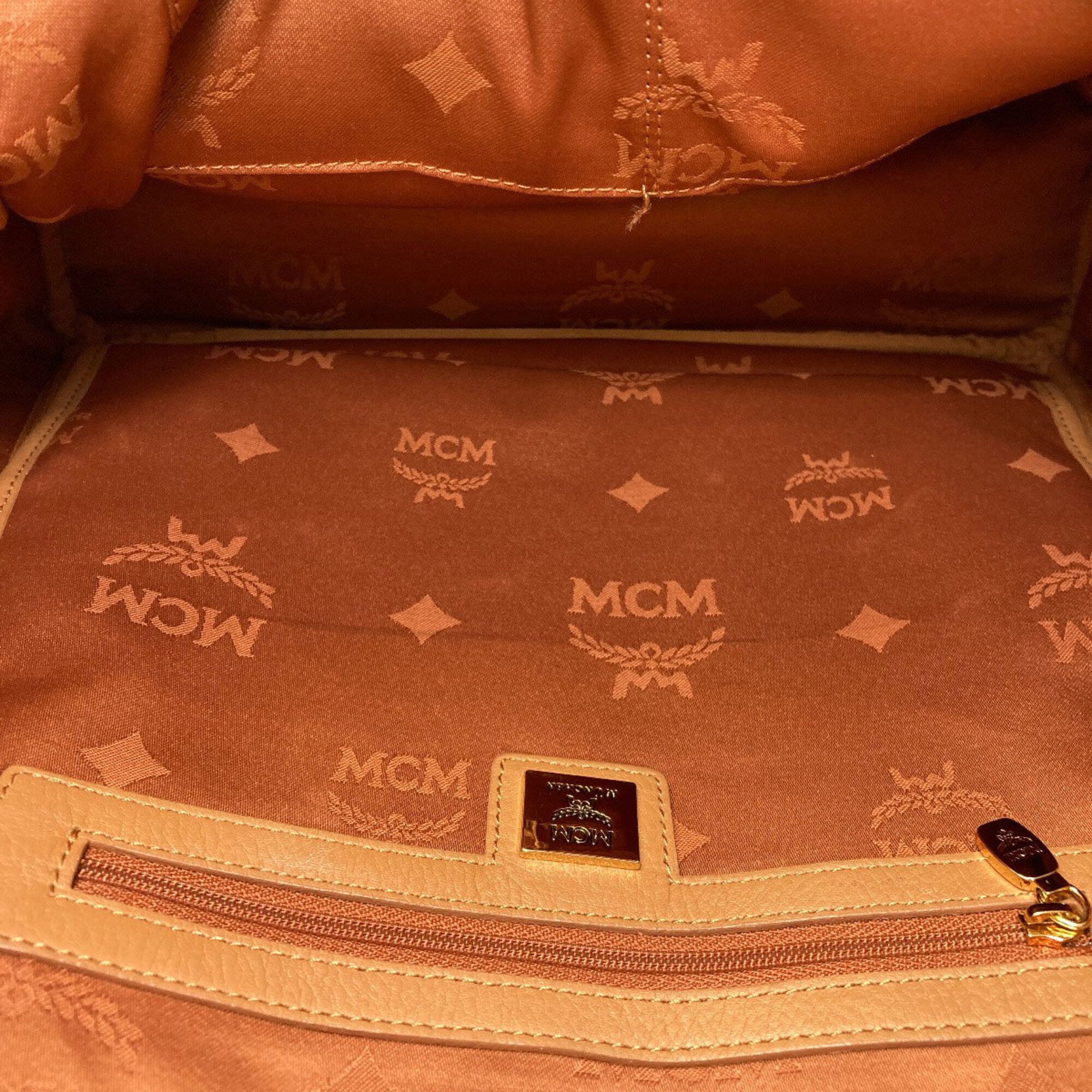 Mcm Brown Pvc Backpack (Pre-Owned) - MCM - Modalova