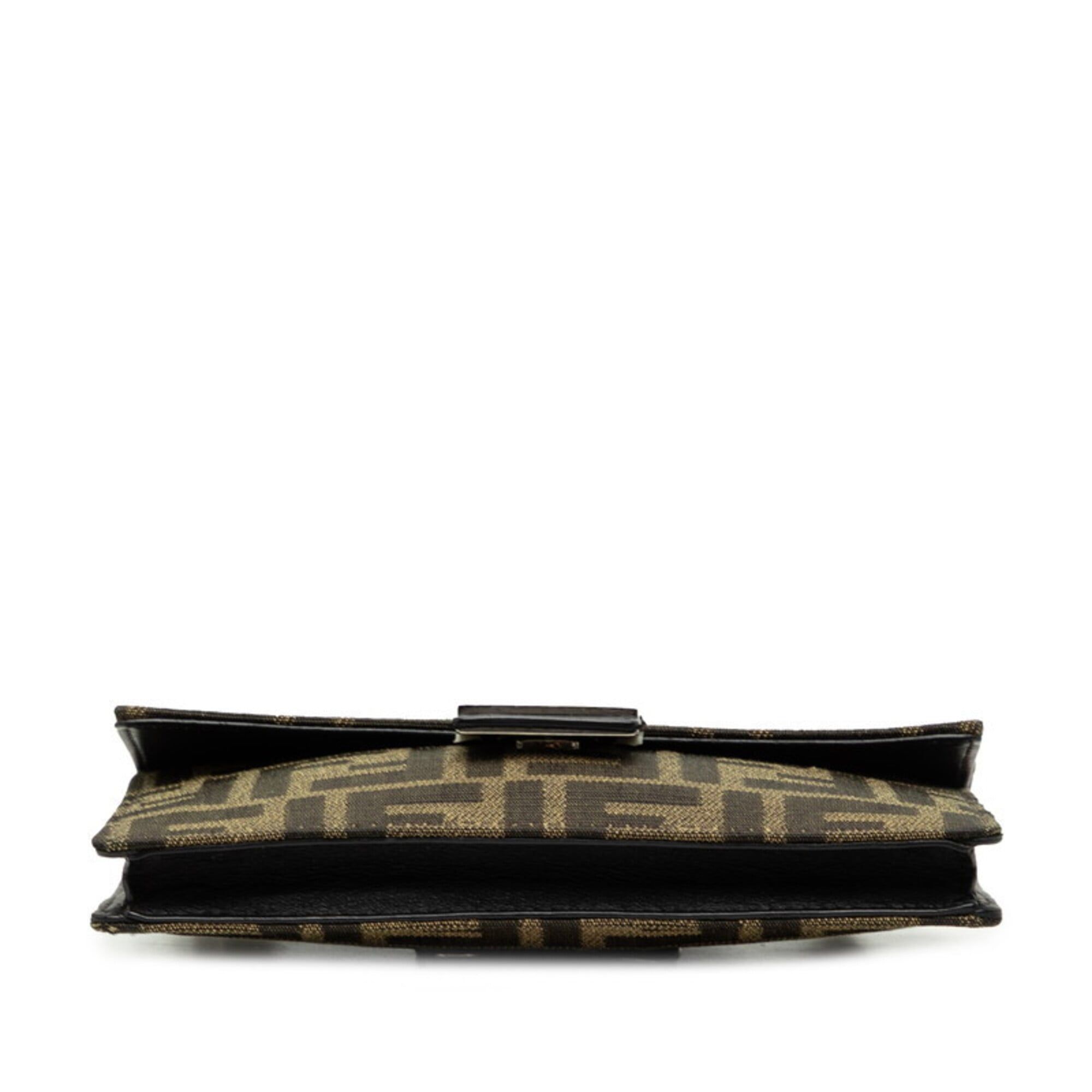 Canvas Leather Shoulder Bag (Pre-Owned) - Fendi - Modalova