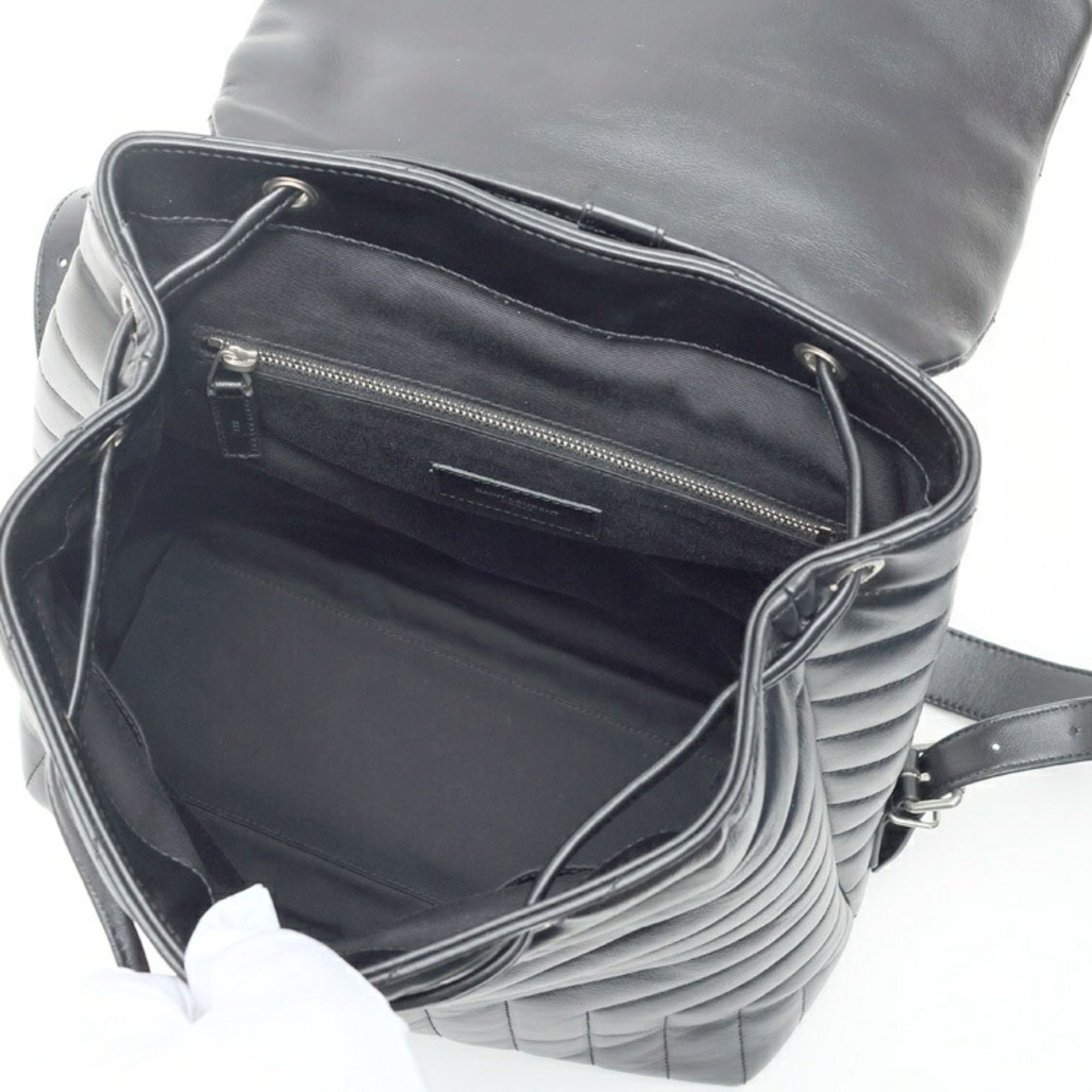 Leather Backpack (Pre-Owned) - Saint Laurent - Modalova
