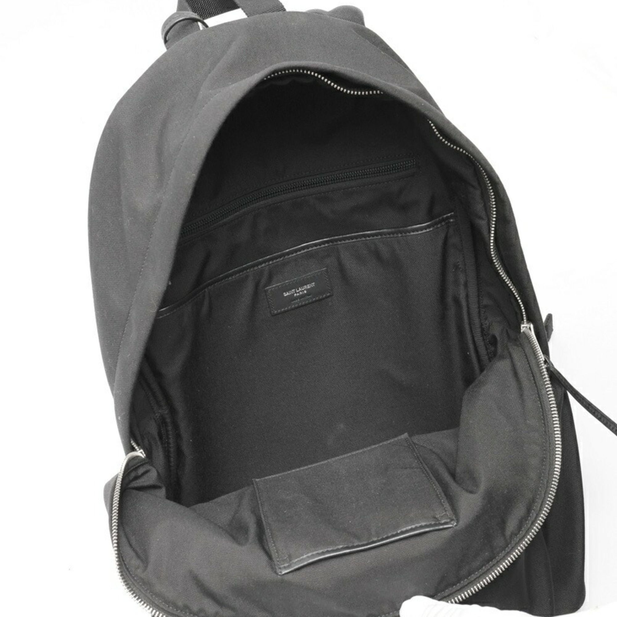 Nylon Leather Backpack (Pre-Owned) - Saint Laurent - Modalova