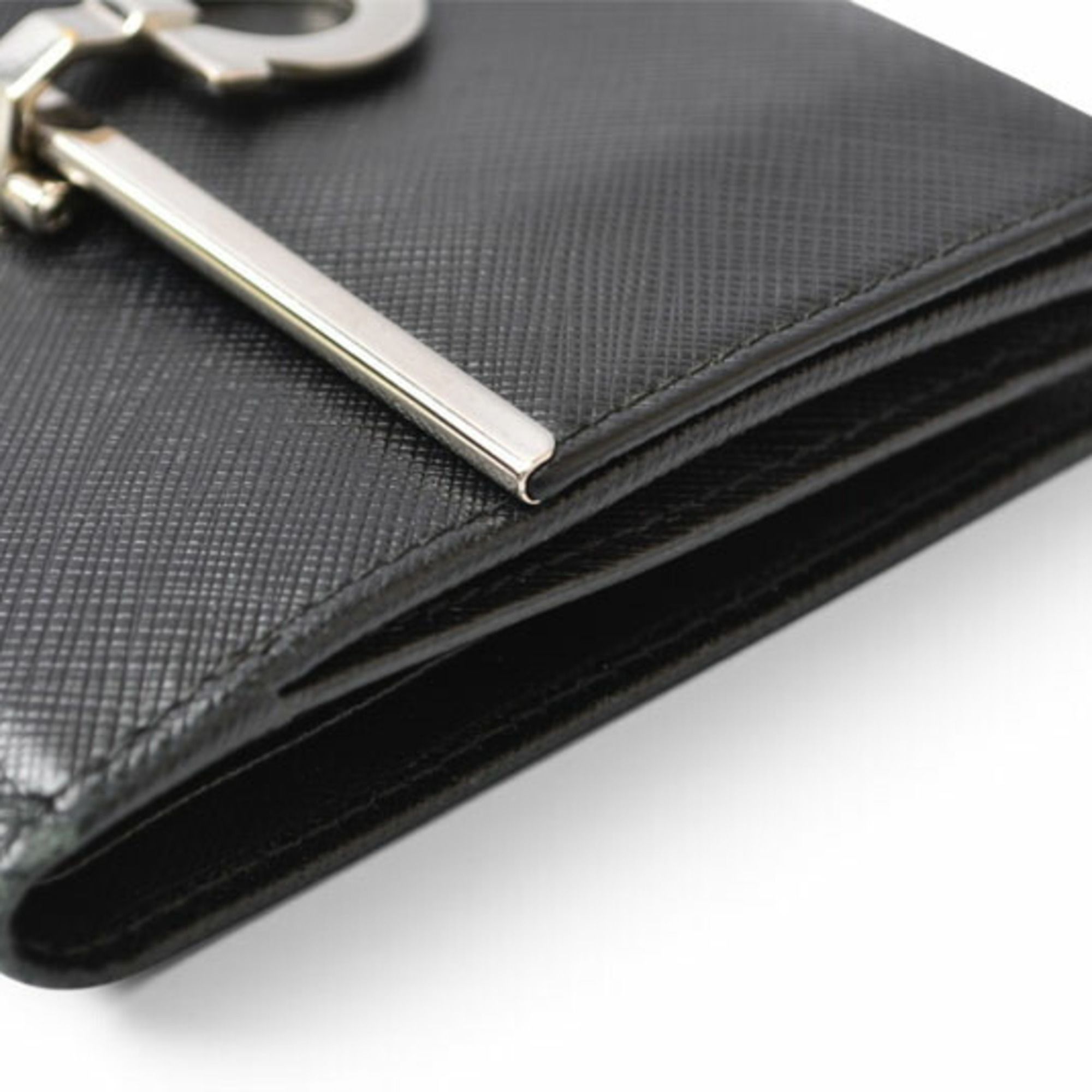 Gancini Leather Wallet (Bi-Fold) (Pre-Owned) - Salvatore Ferragamo - Modalova
