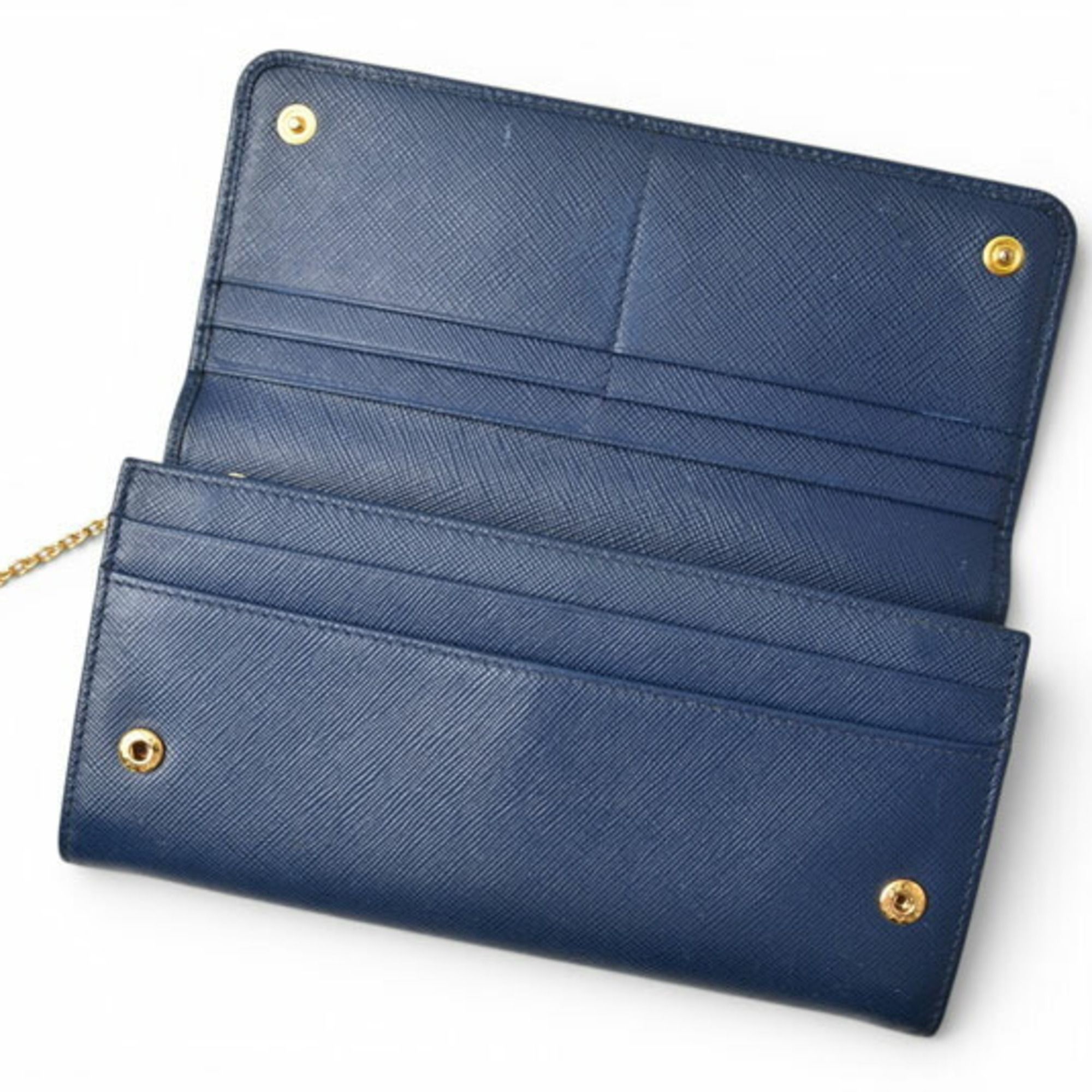 Saffiano Leather Long Wallet (Bi-Fold) (Pre-Owned) - Prada - Modalova