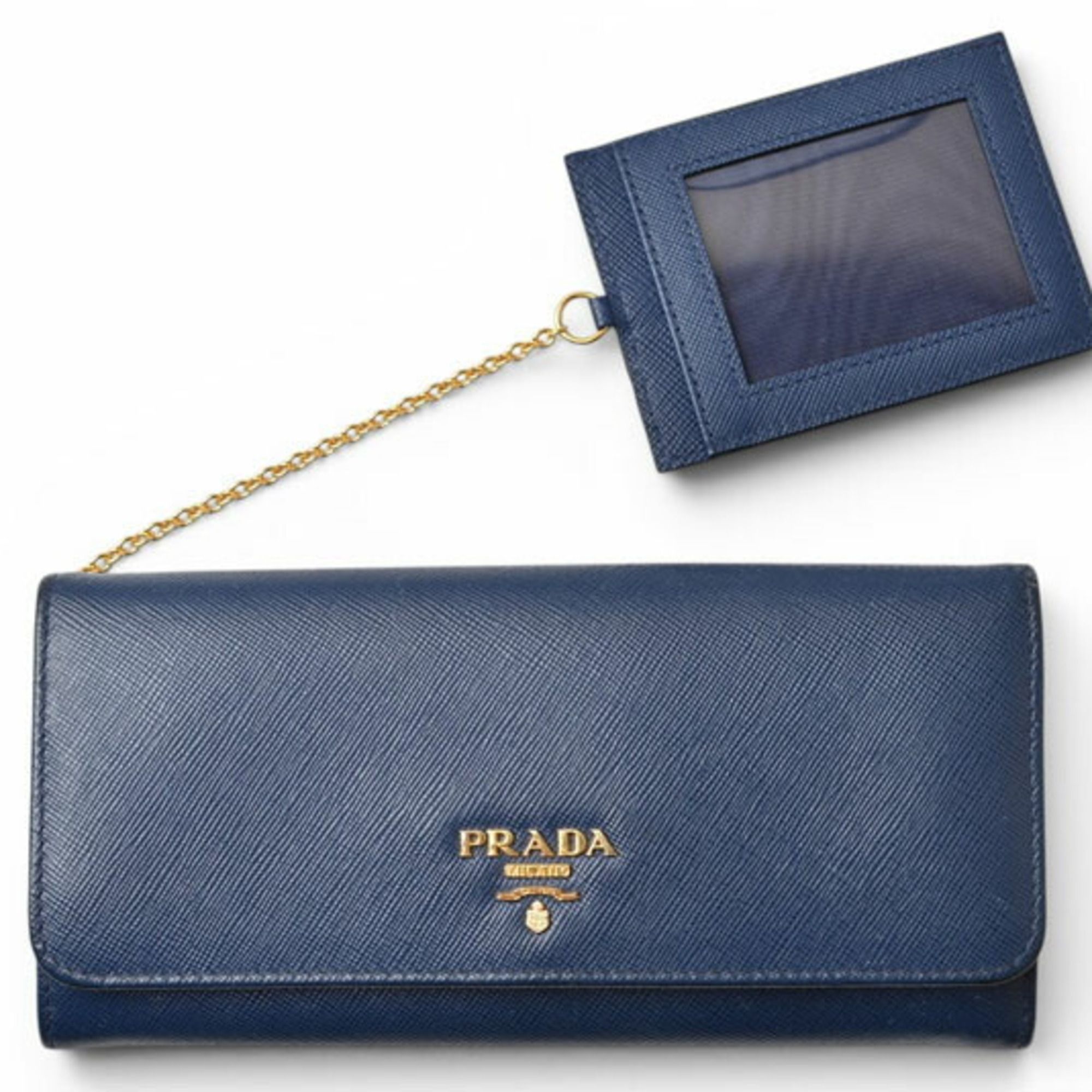 Saffiano Leather Long Wallet (Bi-Fold) (Pre-Owned) - Prada - Modalova