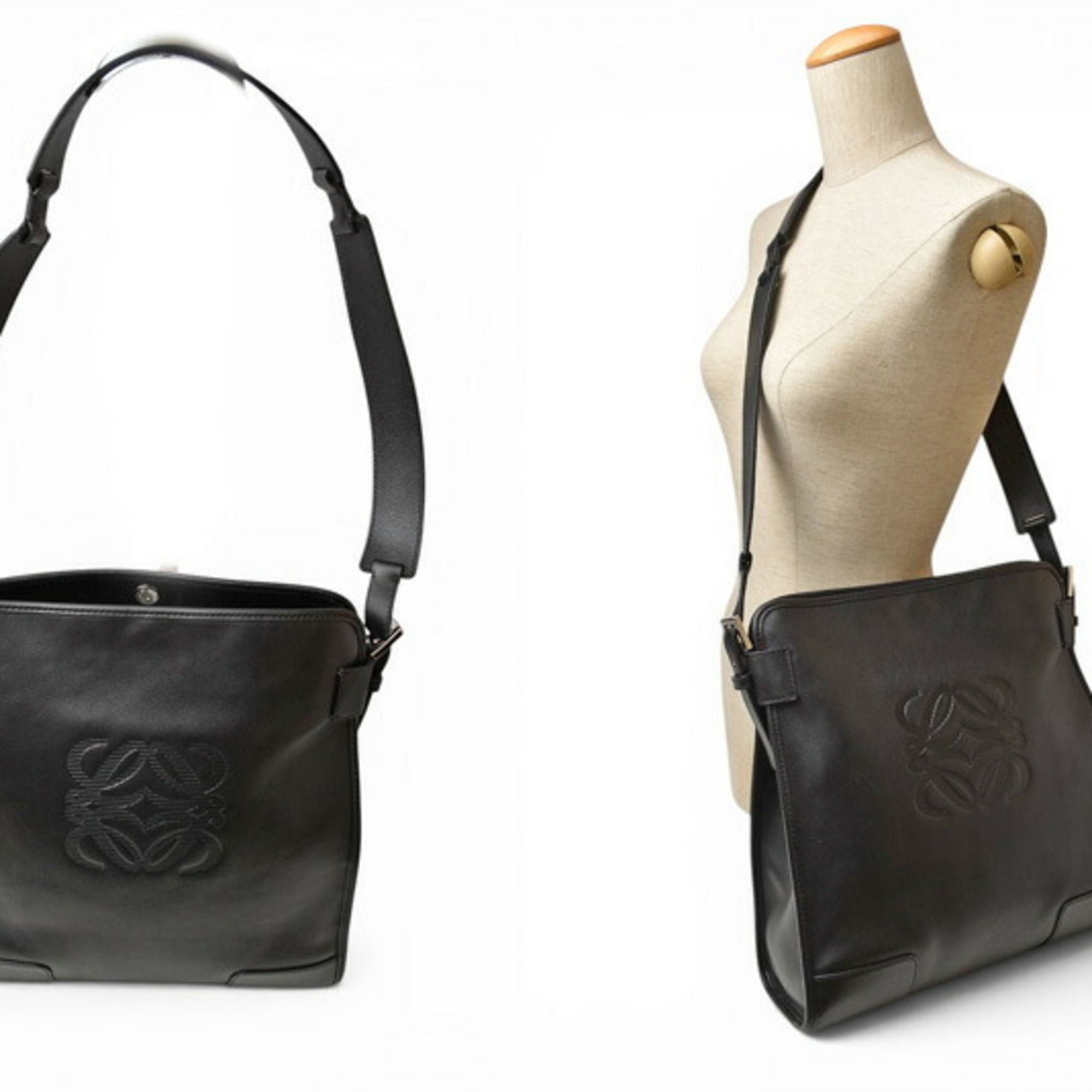 Leather Shoulder Bag (Pre-Owned) - Loewe - Modalova