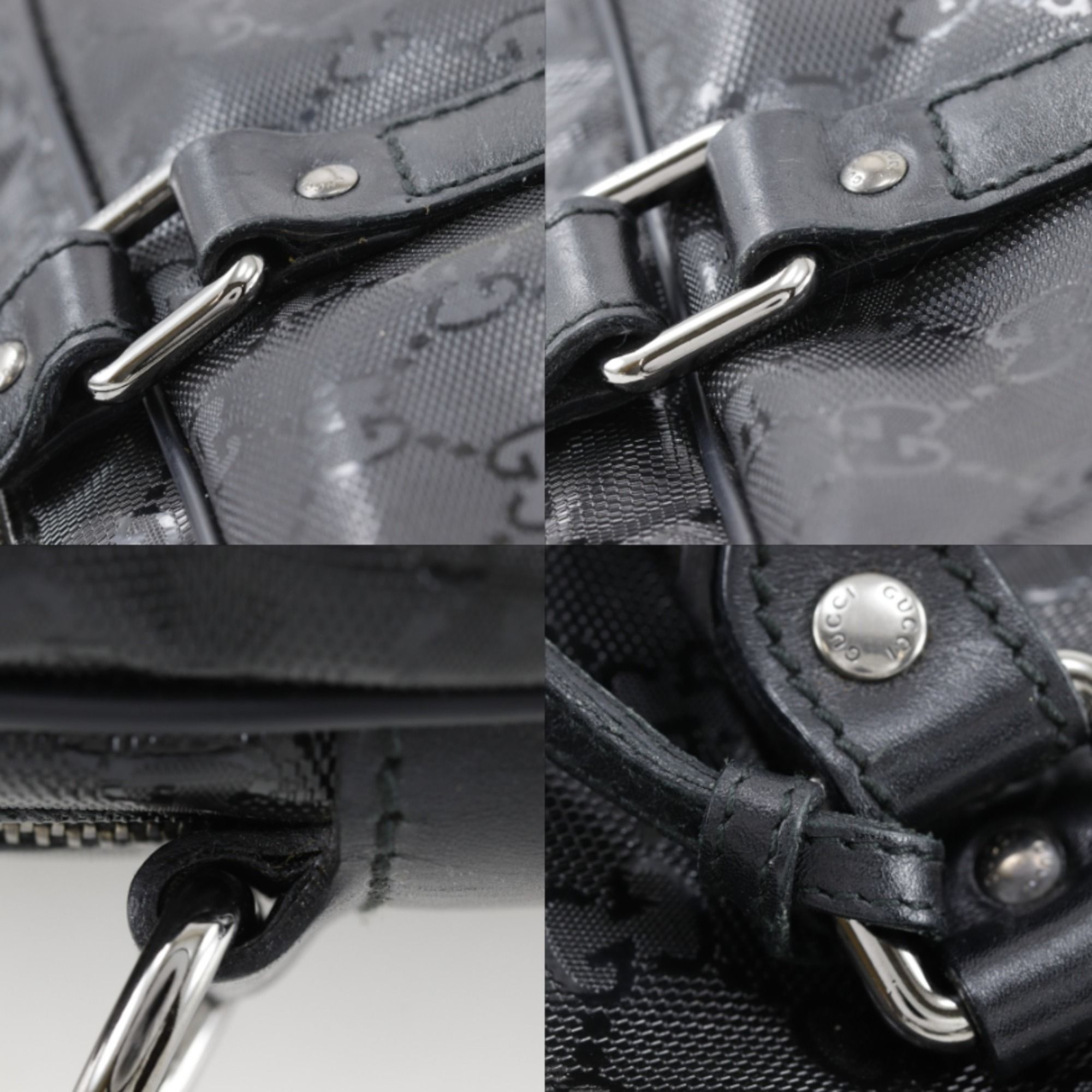 Gucci Black Pvc Handbag (Pre-Owned) - Gucci - Modalova