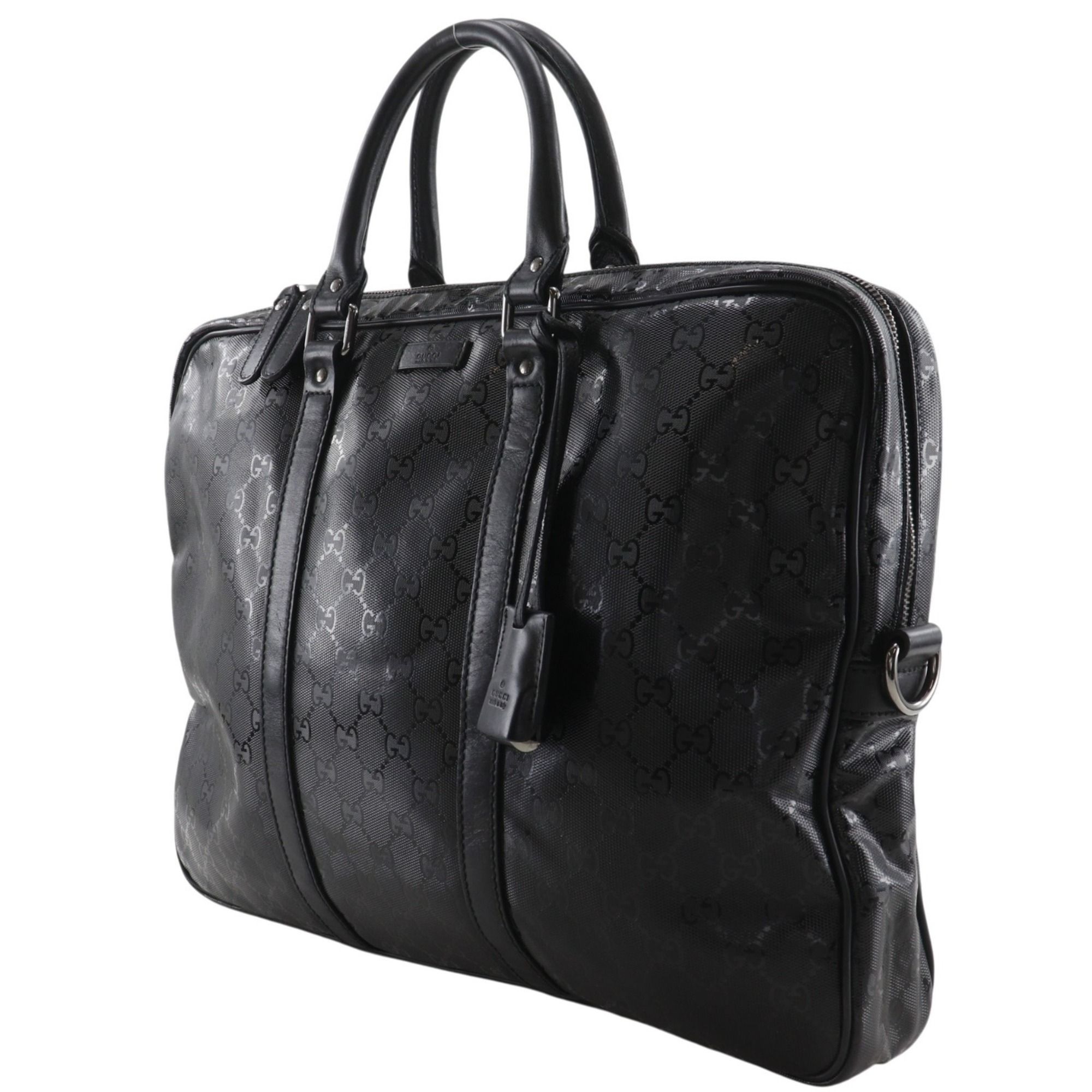 Gucci Black Pvc Handbag (Pre-Owned) - Gucci - Modalova
