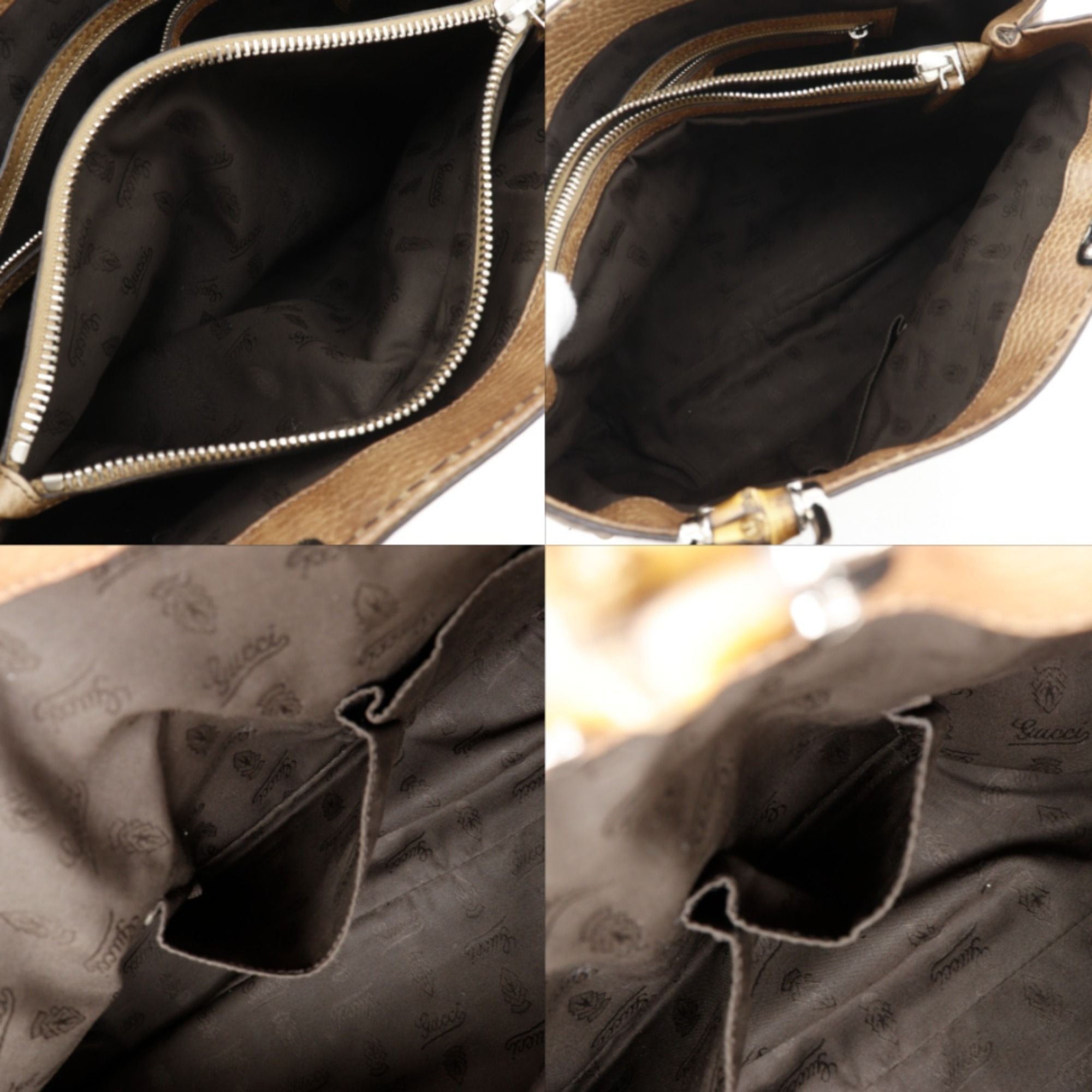 Leather Tote Bag (Pre-Owned) - Gucci - Modalova