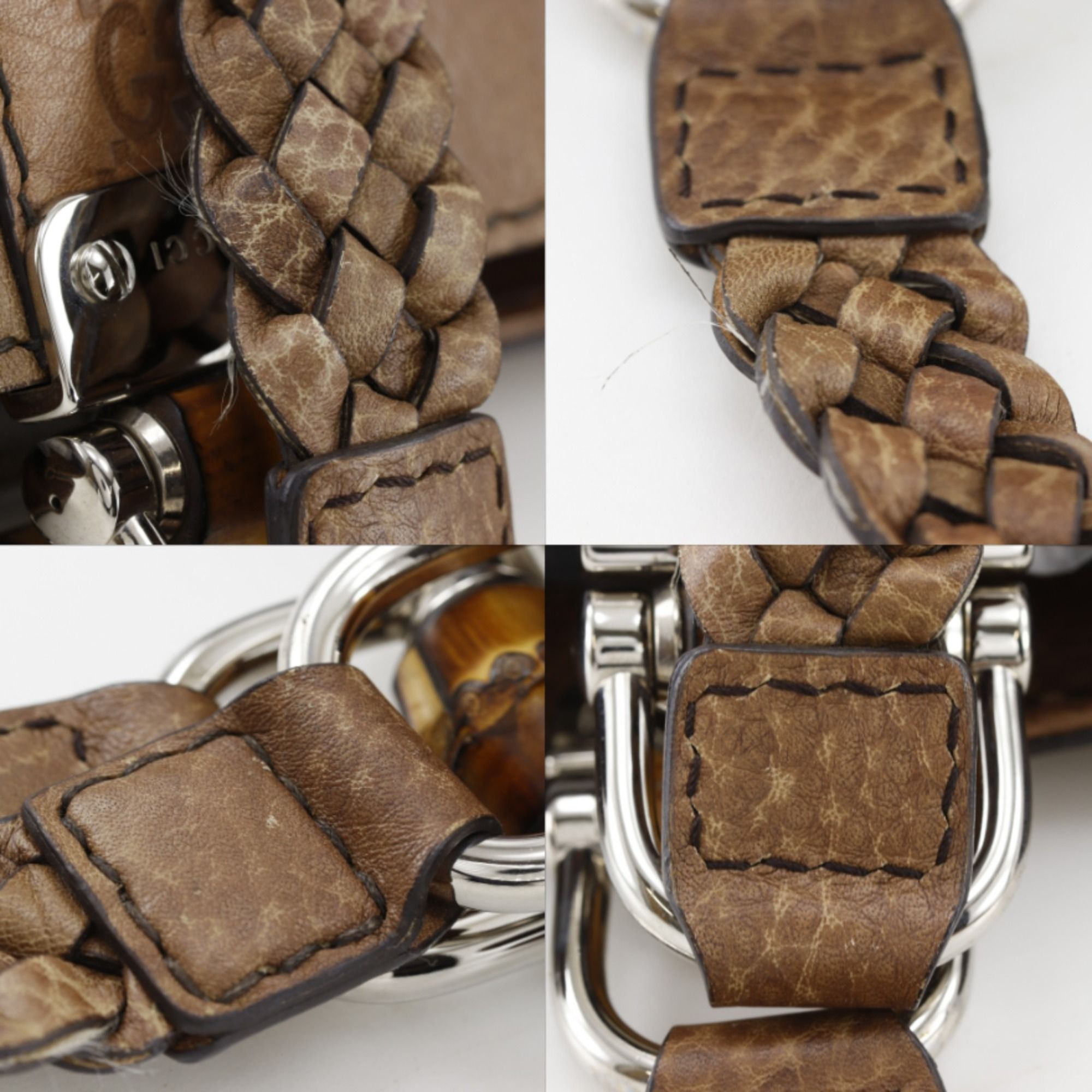 Leather Tote Bag (Pre-Owned) - Gucci - Modalova