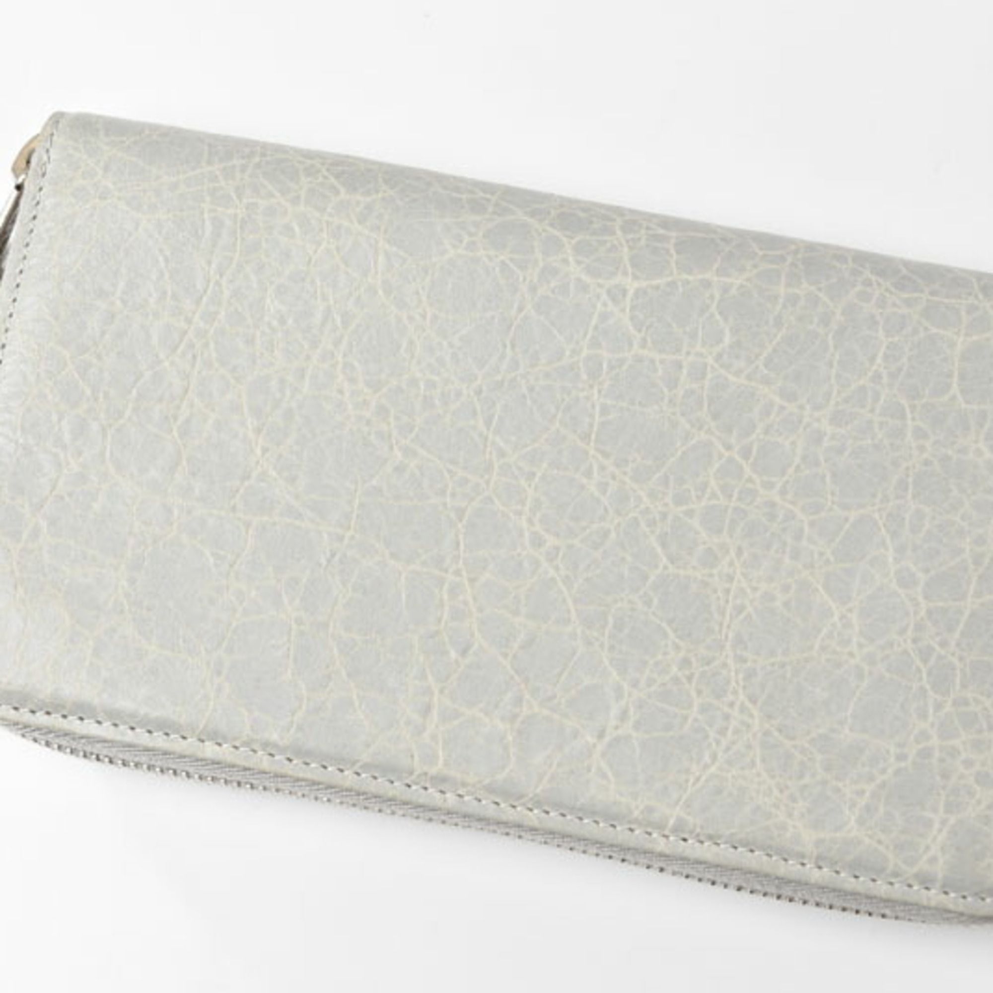 Leather Long Wallet (Bi-Fold) (Pre-Owned) - Balenciaga - Modalova