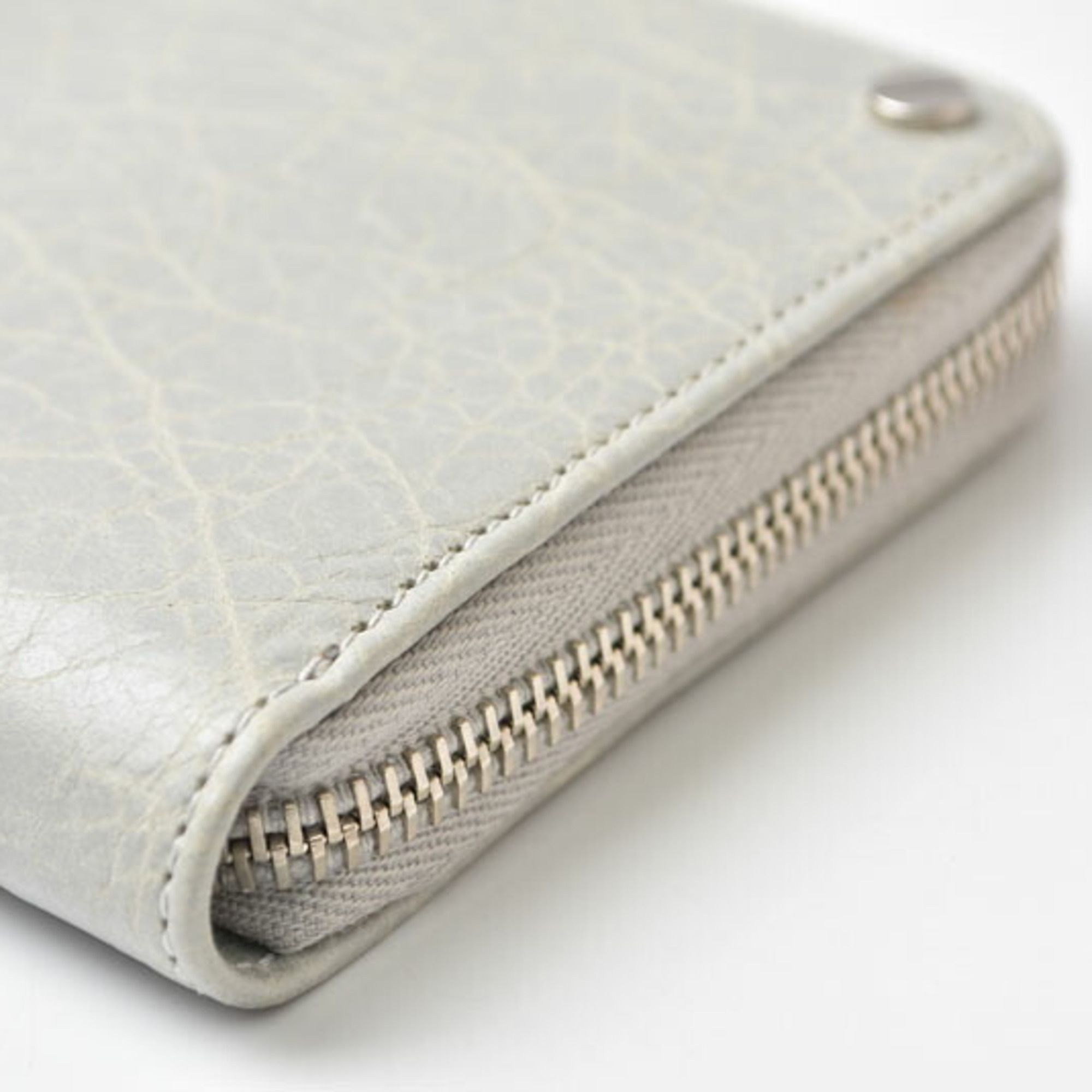 Leather Long Wallet (Bi-Fold) (Pre-Owned) - Balenciaga - Modalova