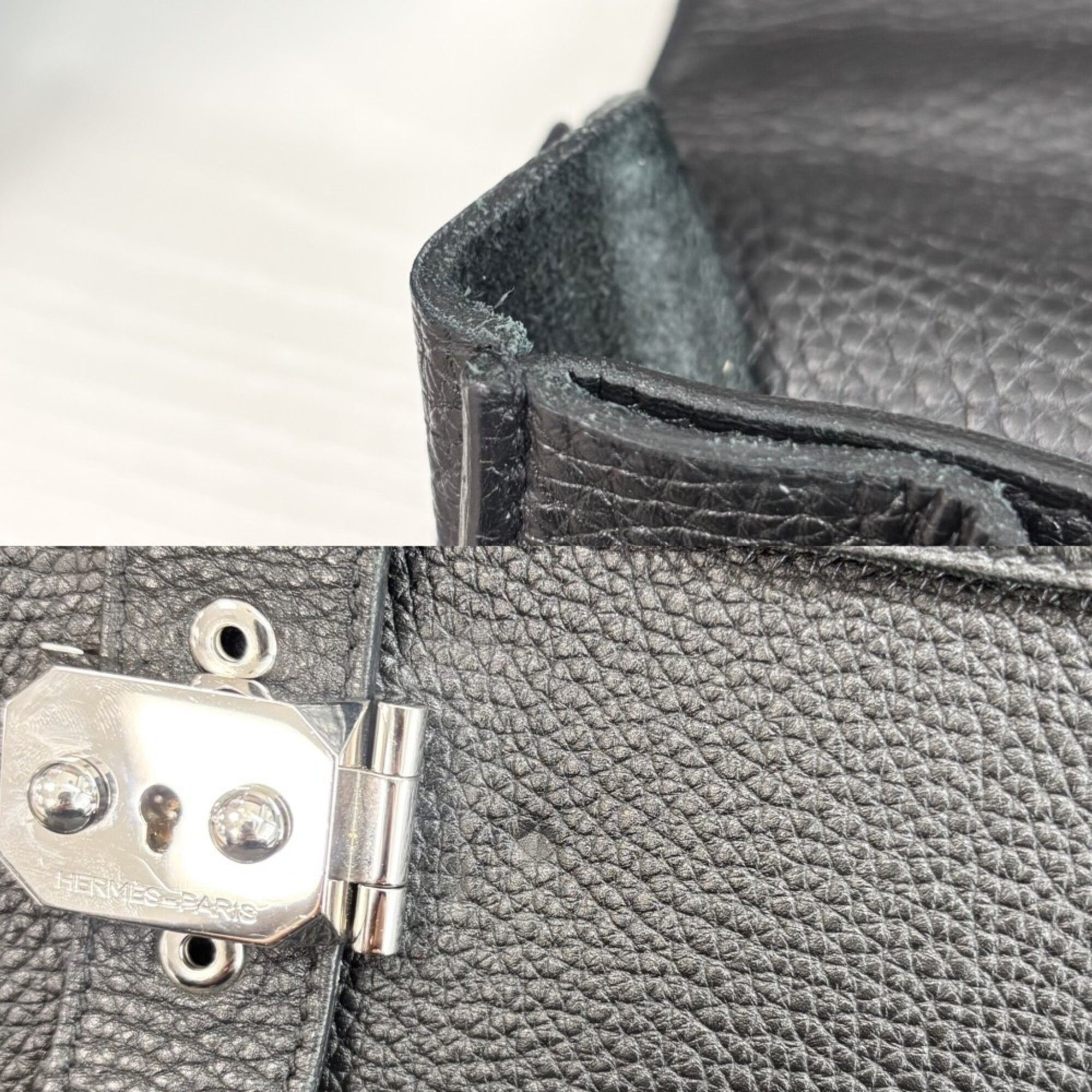 Leather Briefcase Handbag (Pre-Owned) - Hermes - Modalova