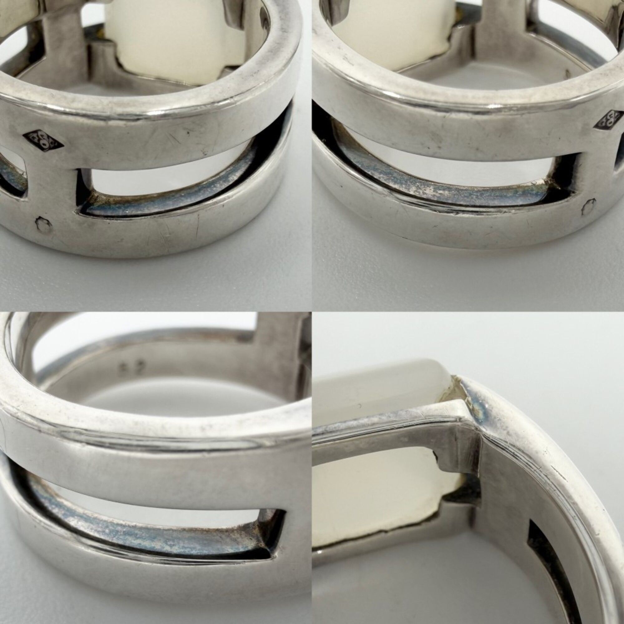 Silver 925 Band Ring (Pre-Owned) - Hermes - Modalova