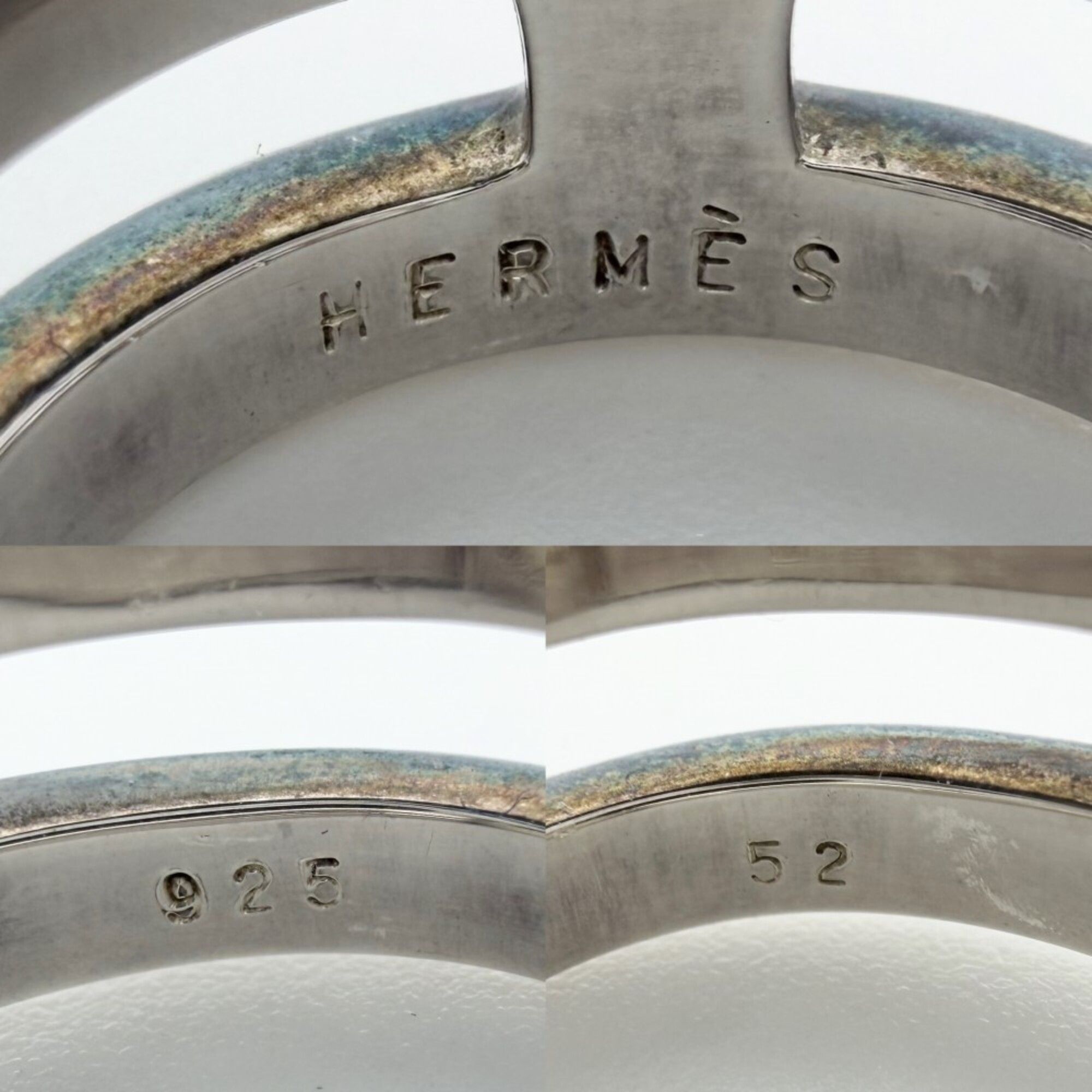 Silver 925 Band Ring (Pre-Owned) - Hermes - Modalova