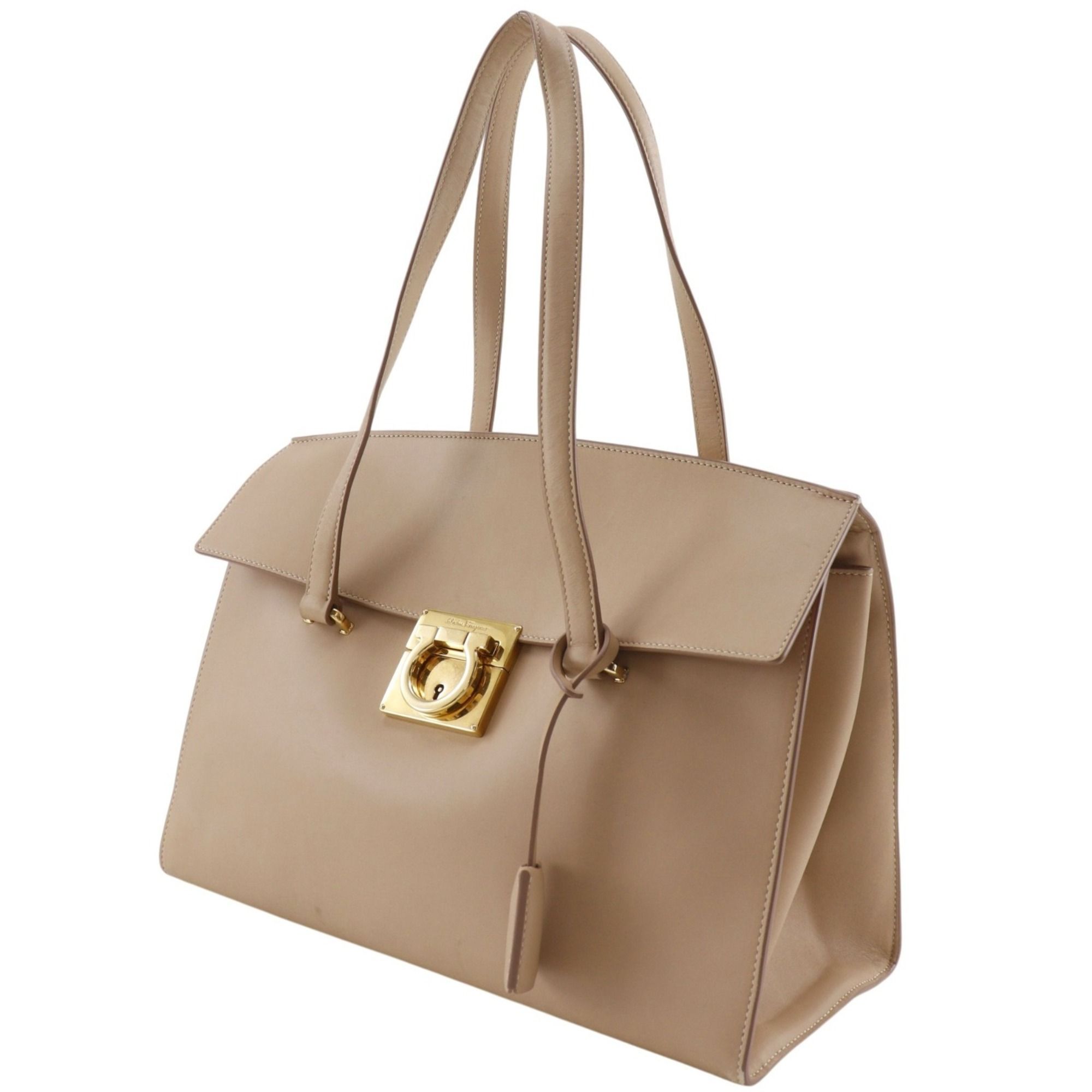 Leather Tote Bag (Pre-Owned) - Salvatore Ferragamo - Modalova