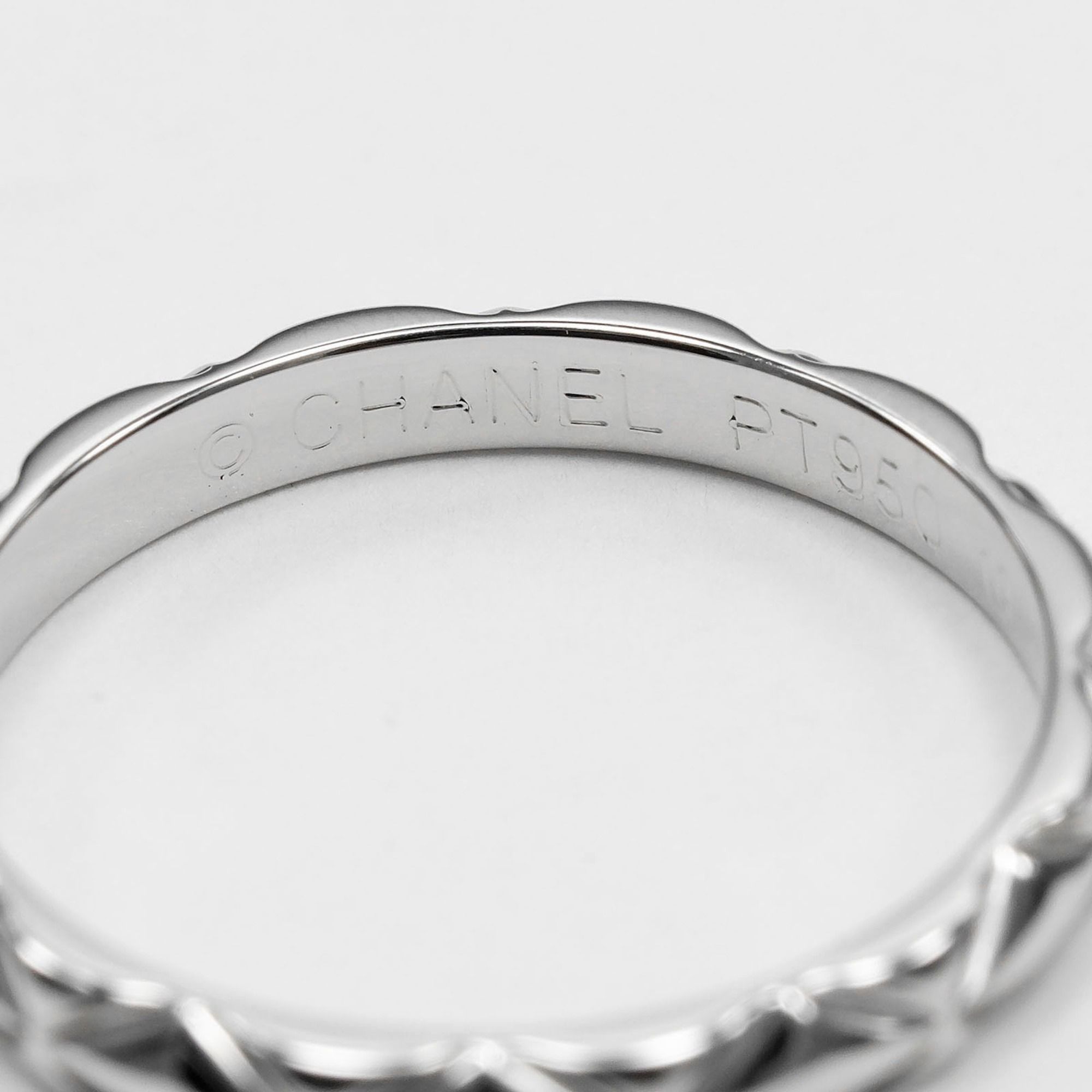 Platinum 950 Band Ring (Pre-Owned) - Chanel - Modalova