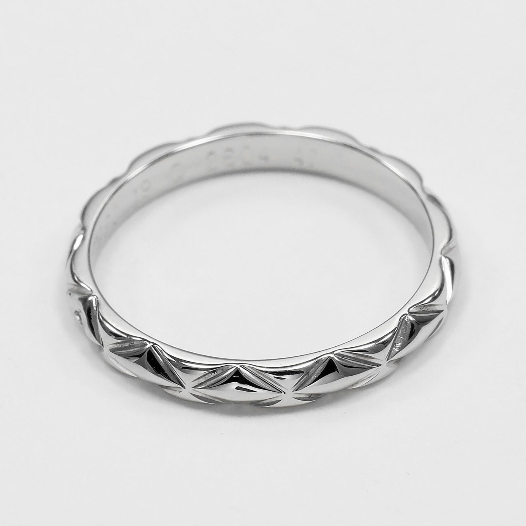 Platinum 950 Band Ring (Pre-Owned) - Chanel - Modalova