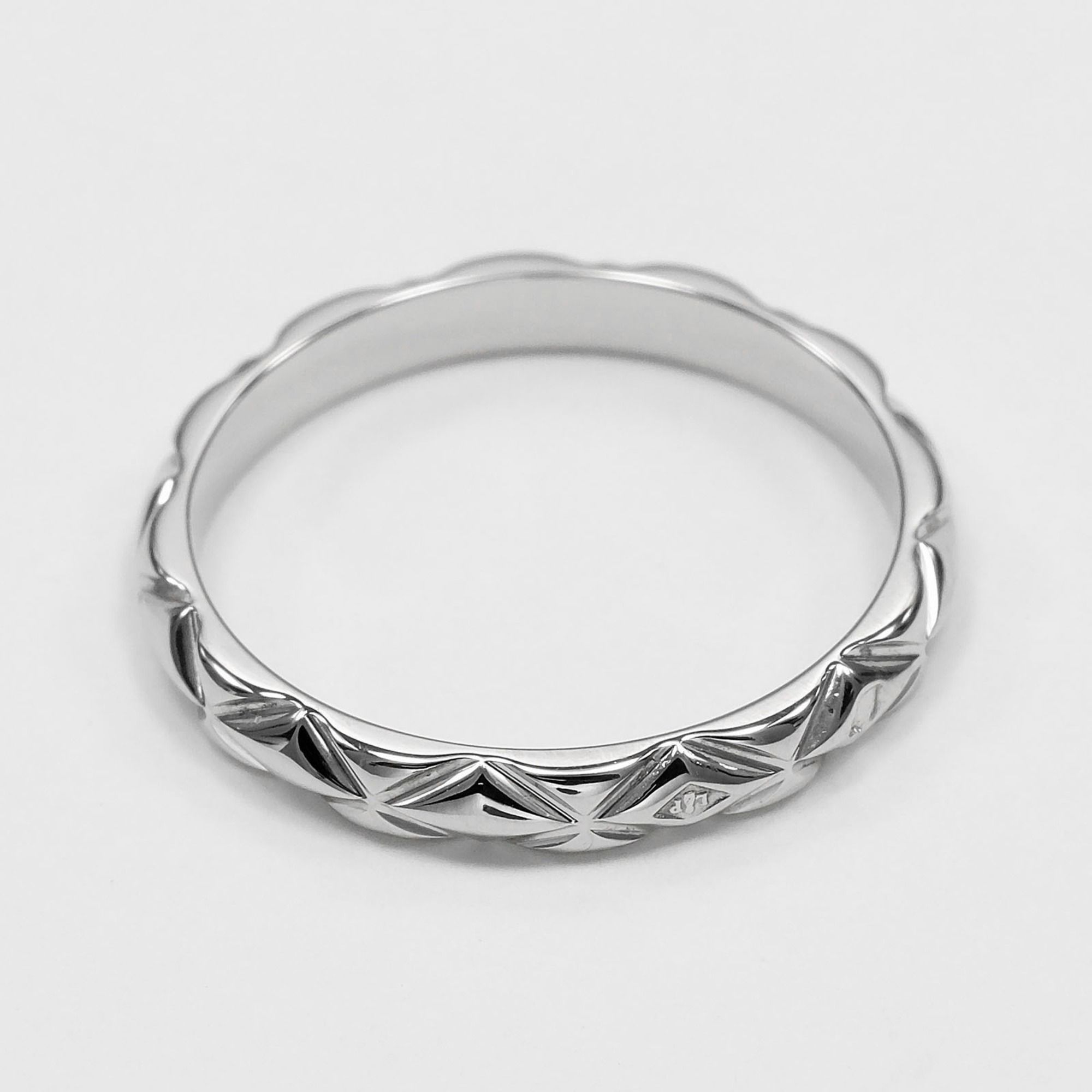 Platinum 950 Band Ring (Pre-Owned) - Chanel - Modalova