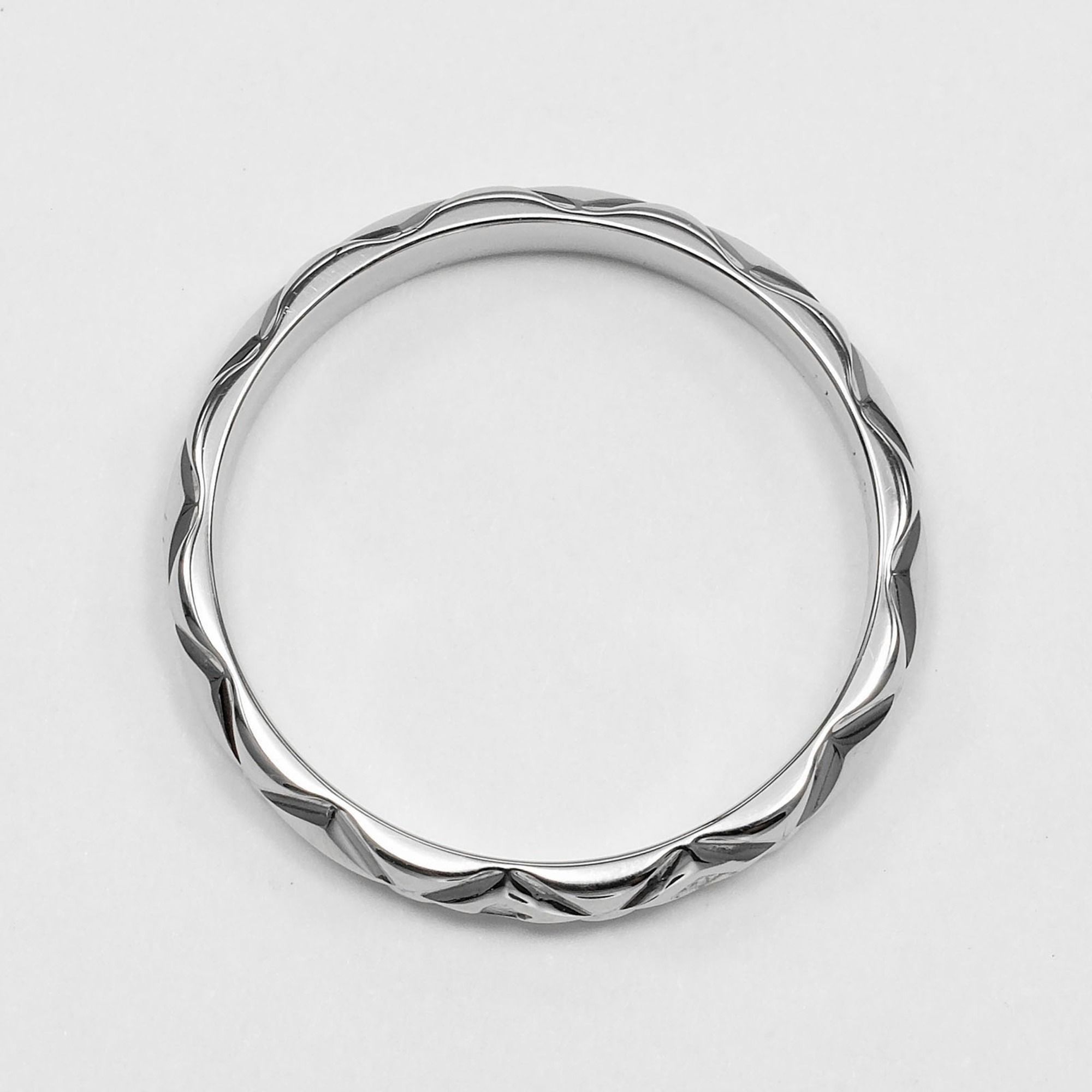 Platinum 950 Band Ring (Pre-Owned) - Chanel - Modalova
