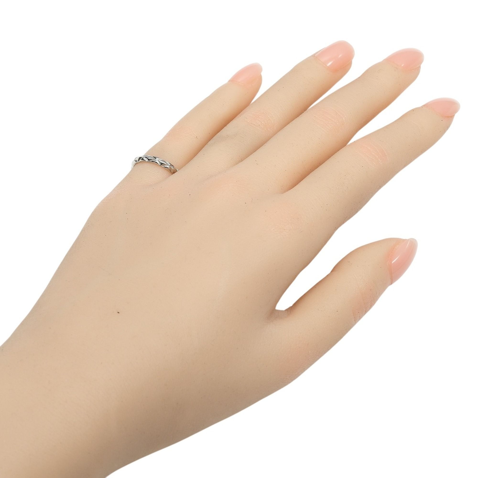 Platinum 950 Band Ring (Pre-Owned) - Chanel - Modalova