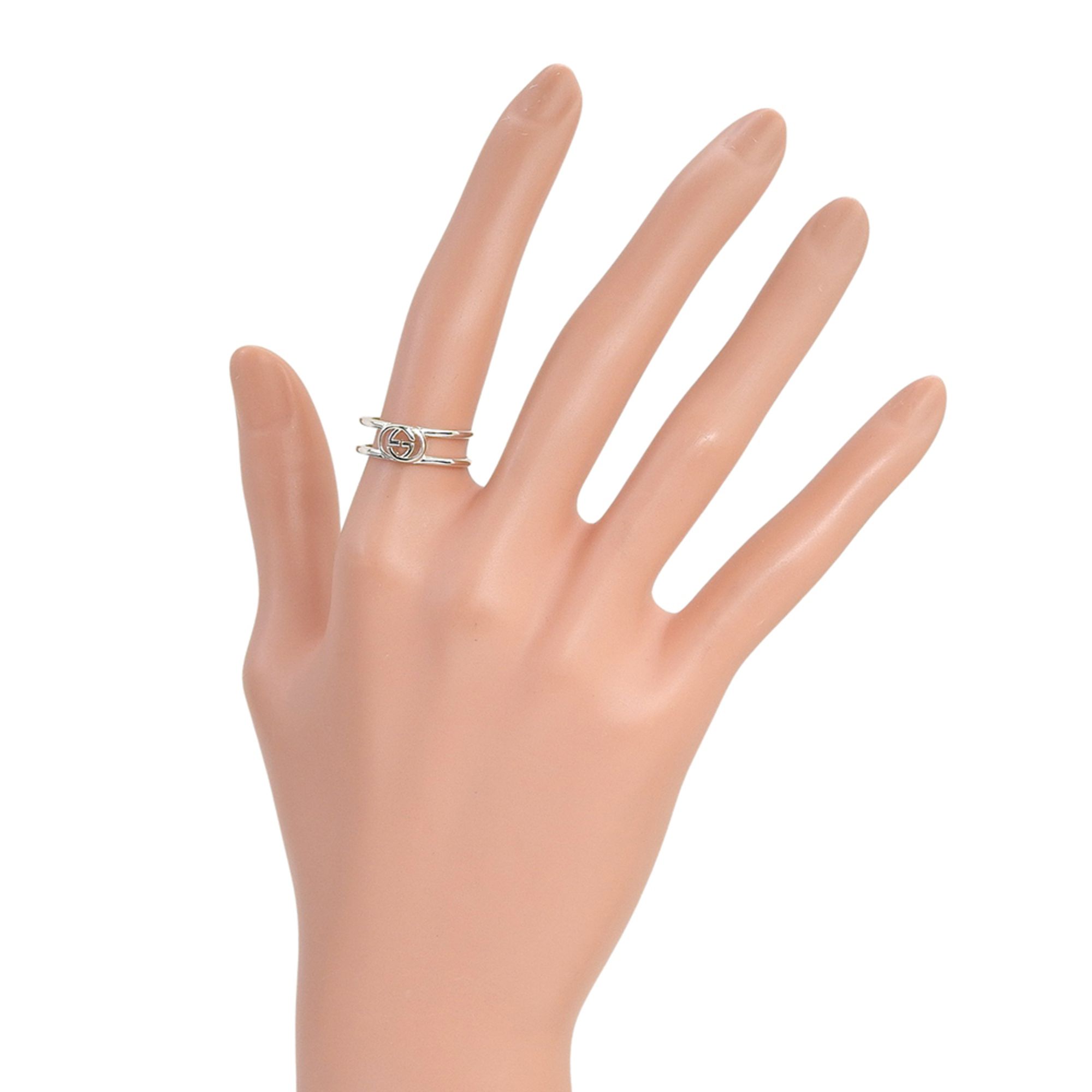 Silver 925 Band Ring (Pre-Owned) - Gucci - Modalova