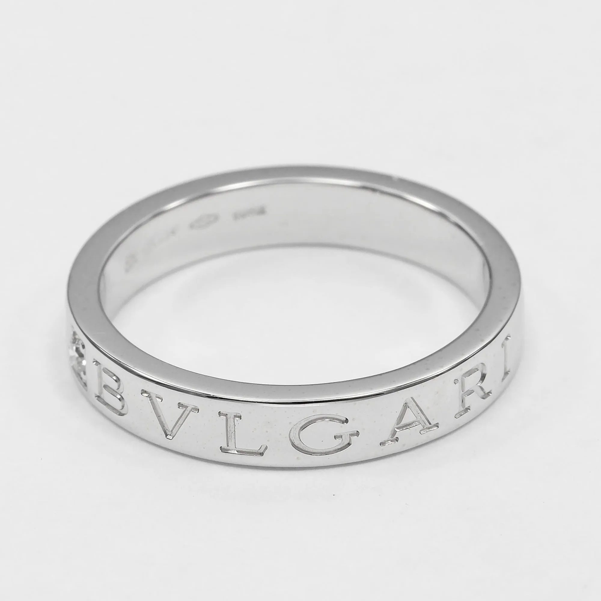 White Gold (18K) Band Ring (Pre-Owned) - Bvlgari - Modalova
