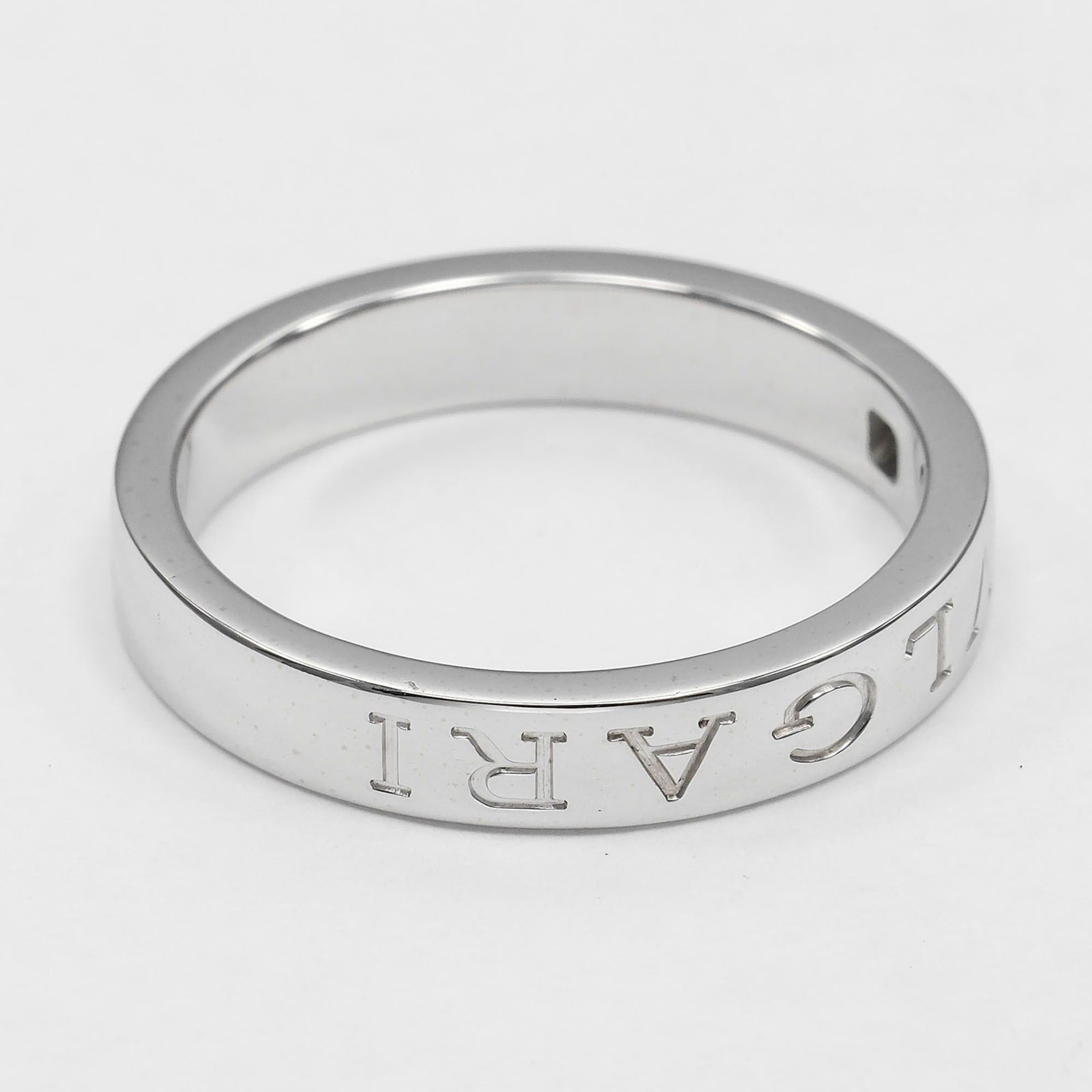 White Gold (18K) Band Ring (Pre-Owned) - Bvlgari - Modalova