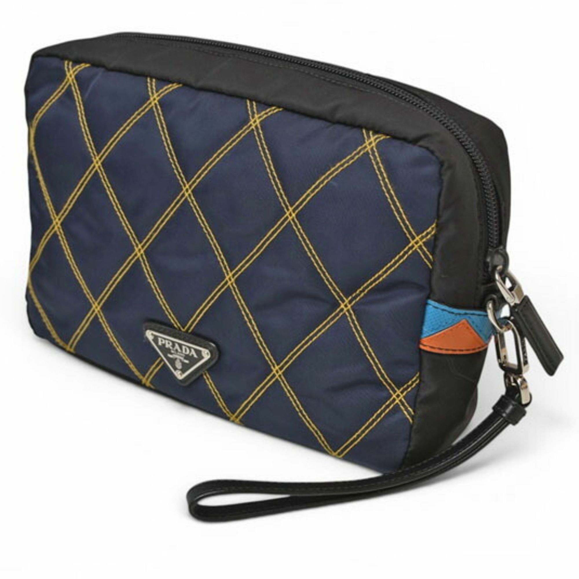 Nylon Clutch Bag (Pre-Owned) - Prada - Modalova