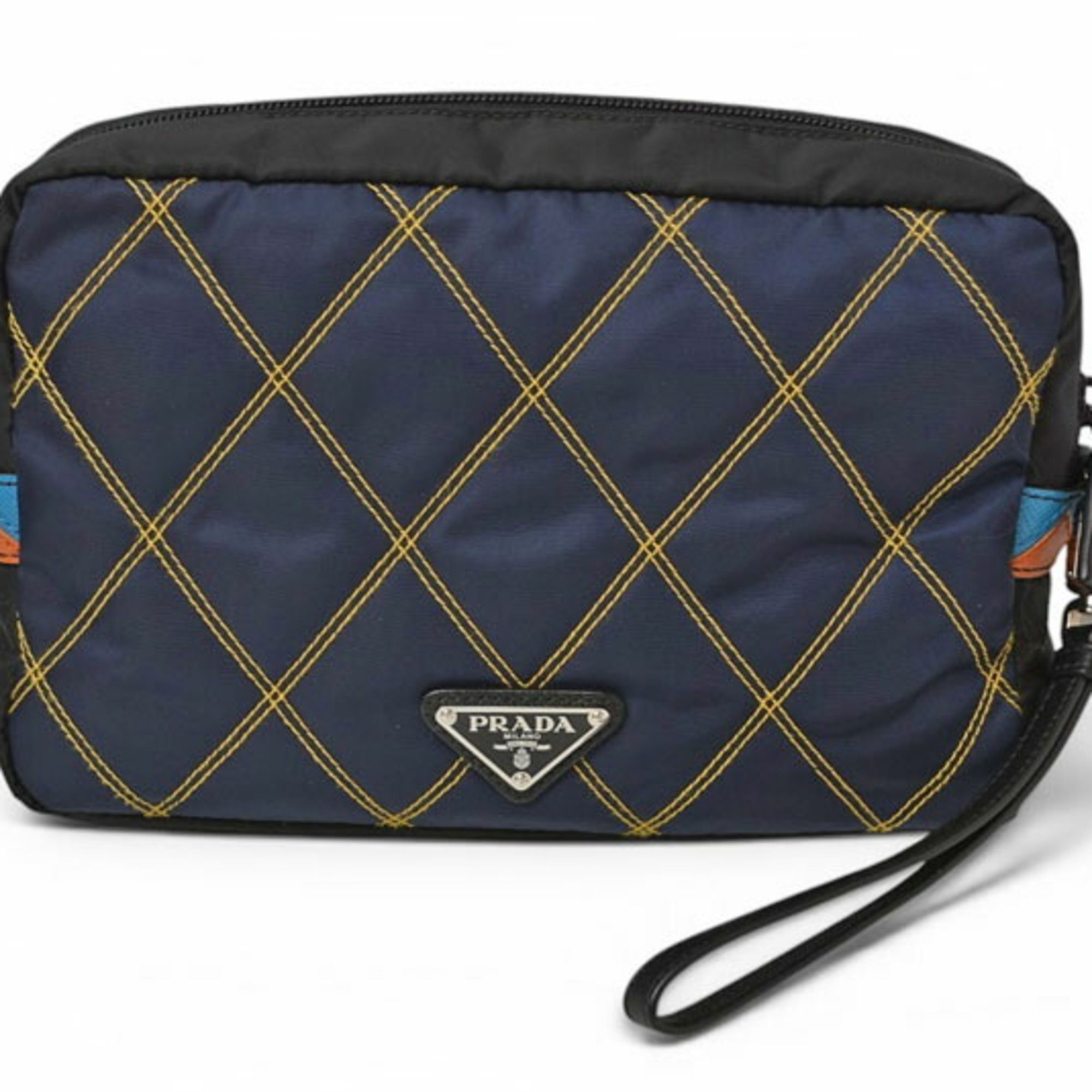 Nylon Clutch Bag (Pre-Owned) - Prada - Modalova