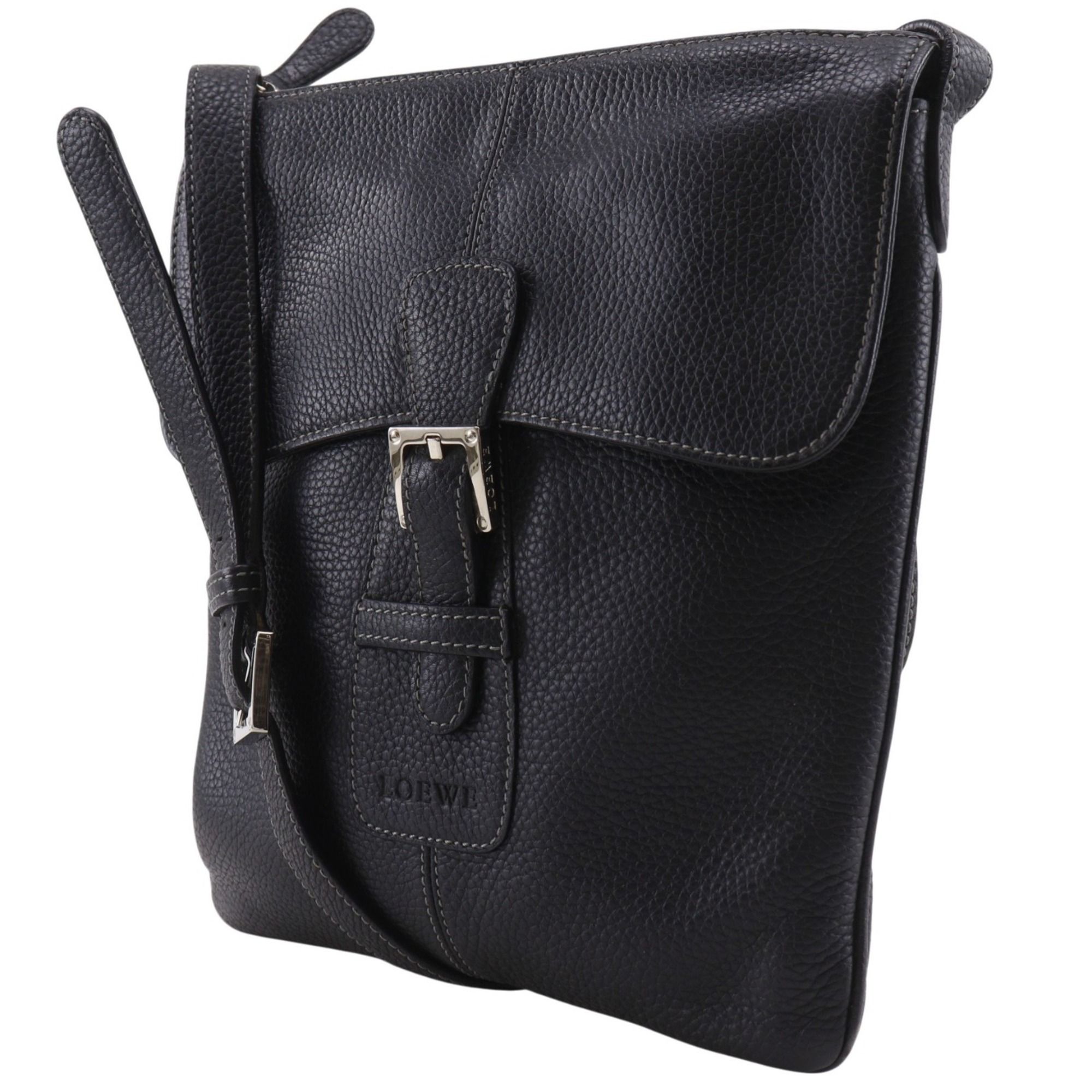 Leather Shoulder Bag (Pre-Owned) - Loewe - Modalova