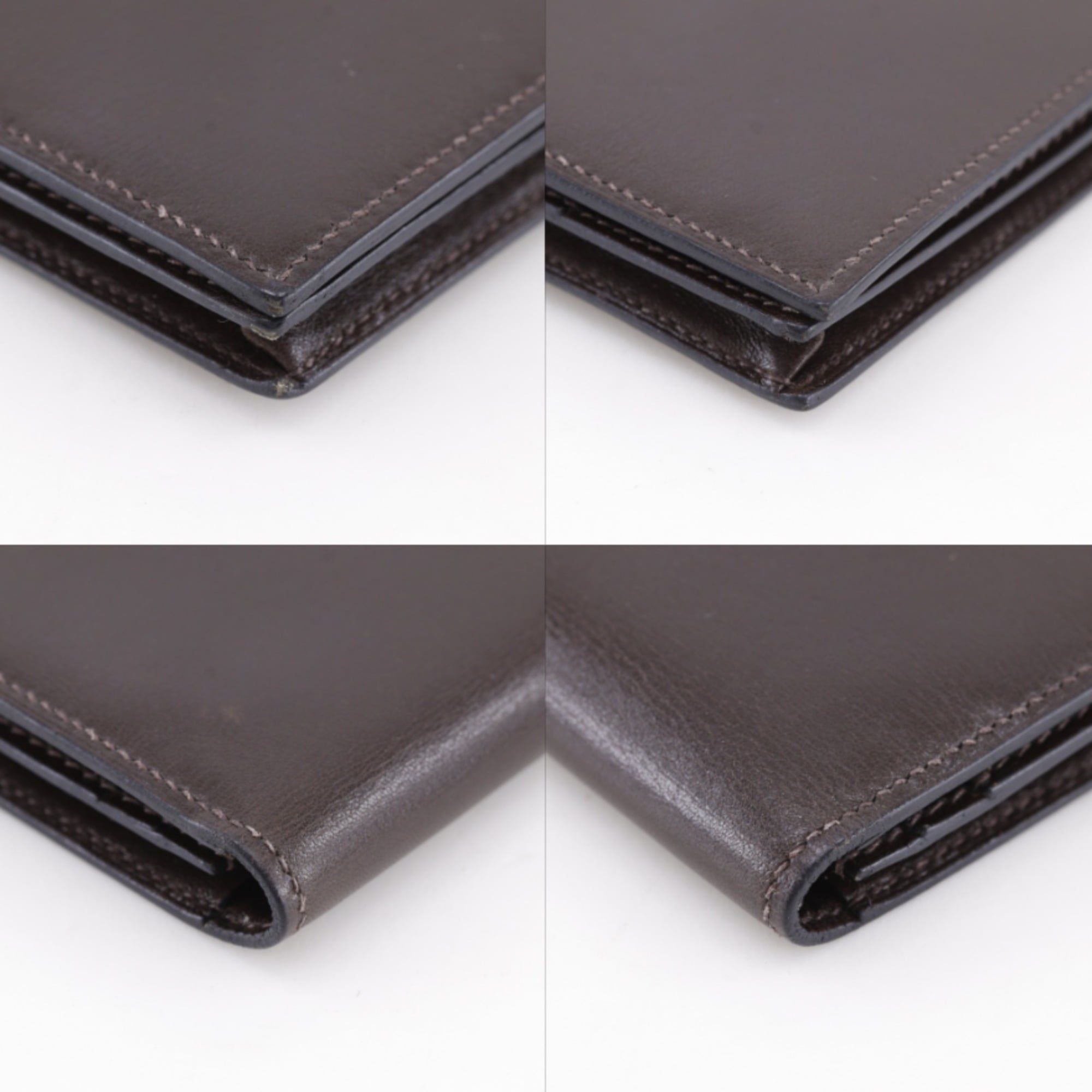 Box Calf Leather Long Wallet (Bi-Fold) (Pre-Owned) - Hermes - Modalova
