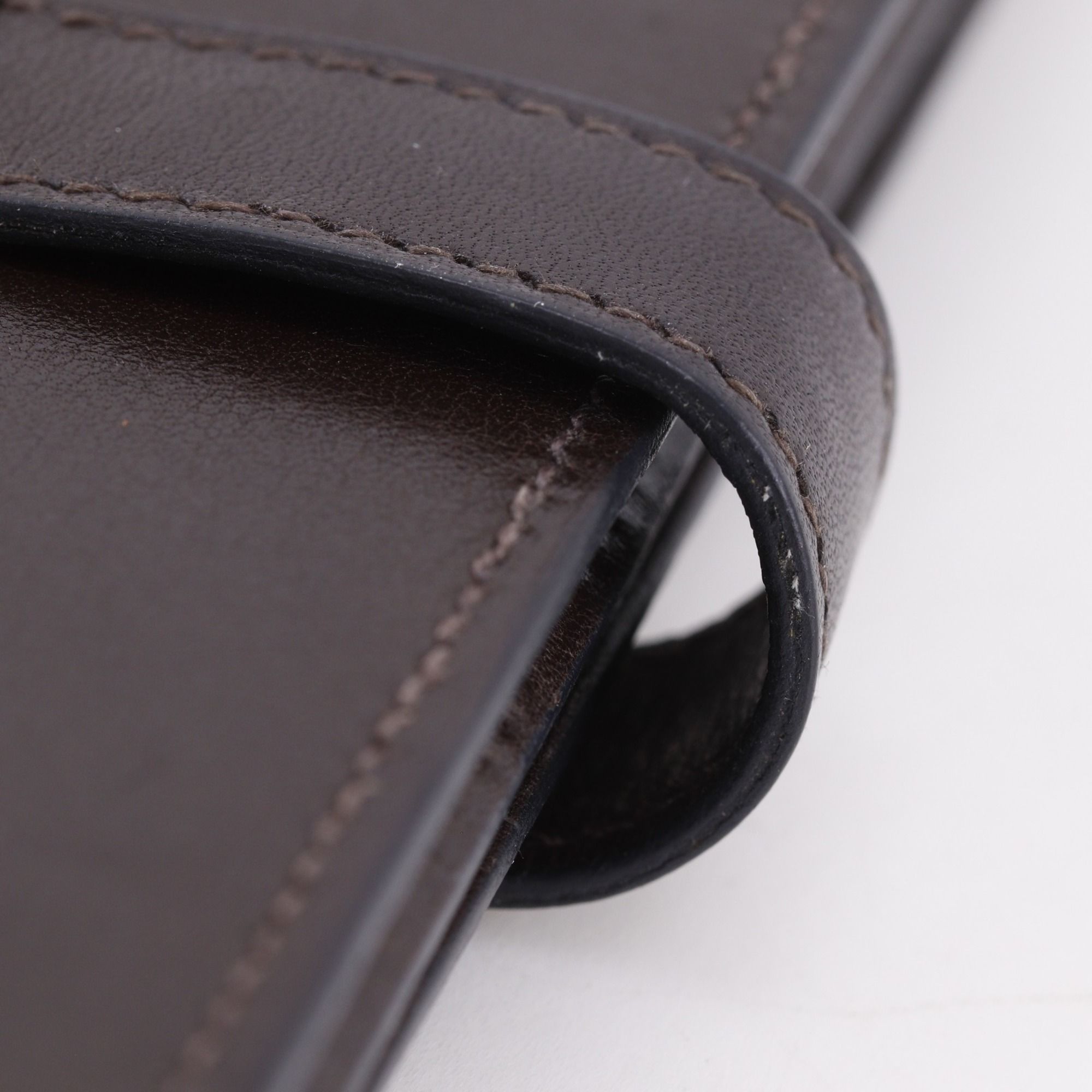 Box Calf Leather Long Wallet (Bi-Fold) (Pre-Owned) - Hermes - Modalova