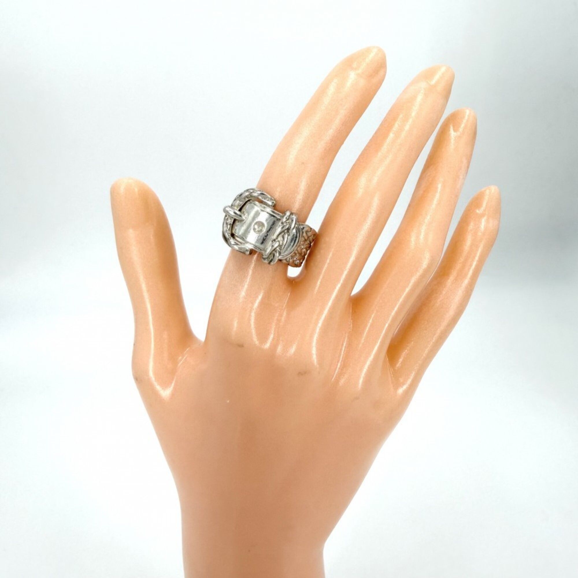Silver 925 Band Ring (Pre-Owned) - Hermes - Modalova