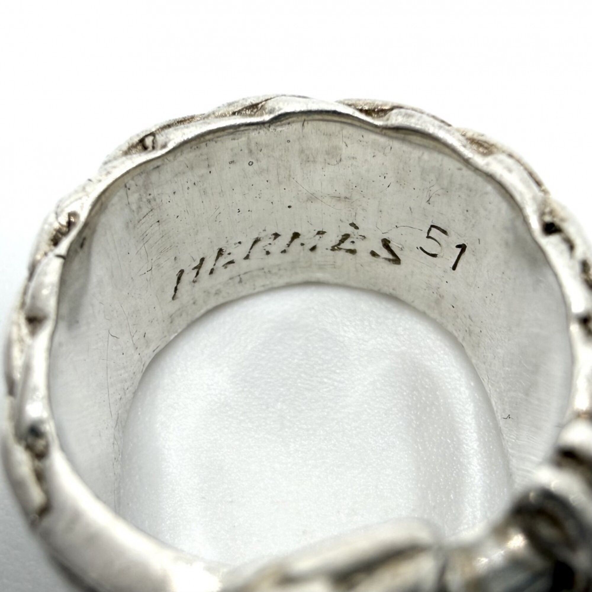 Silver 925 Band Ring (Pre-Owned) - Hermes - Modalova