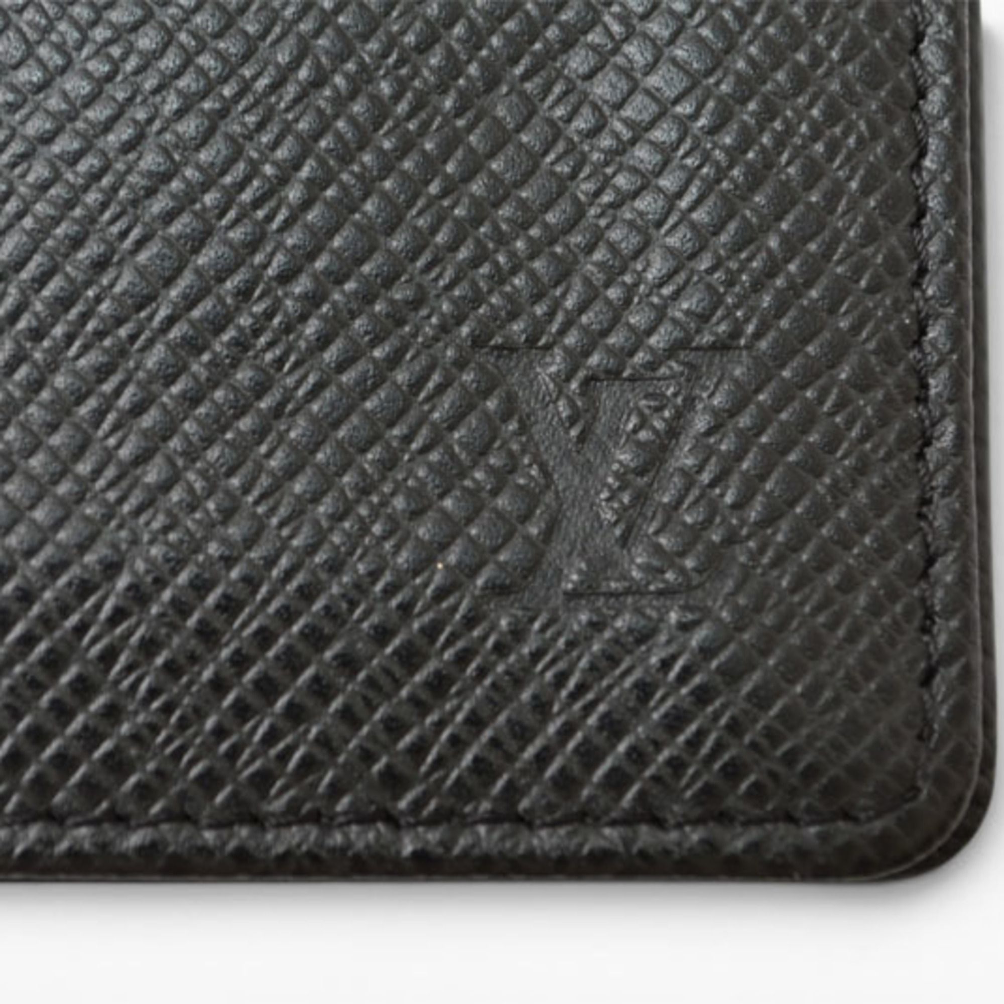 Taiga Leather Long Wallet (Bi-Fold) (Pre-Owned) - Louis Vuitton - Modalova