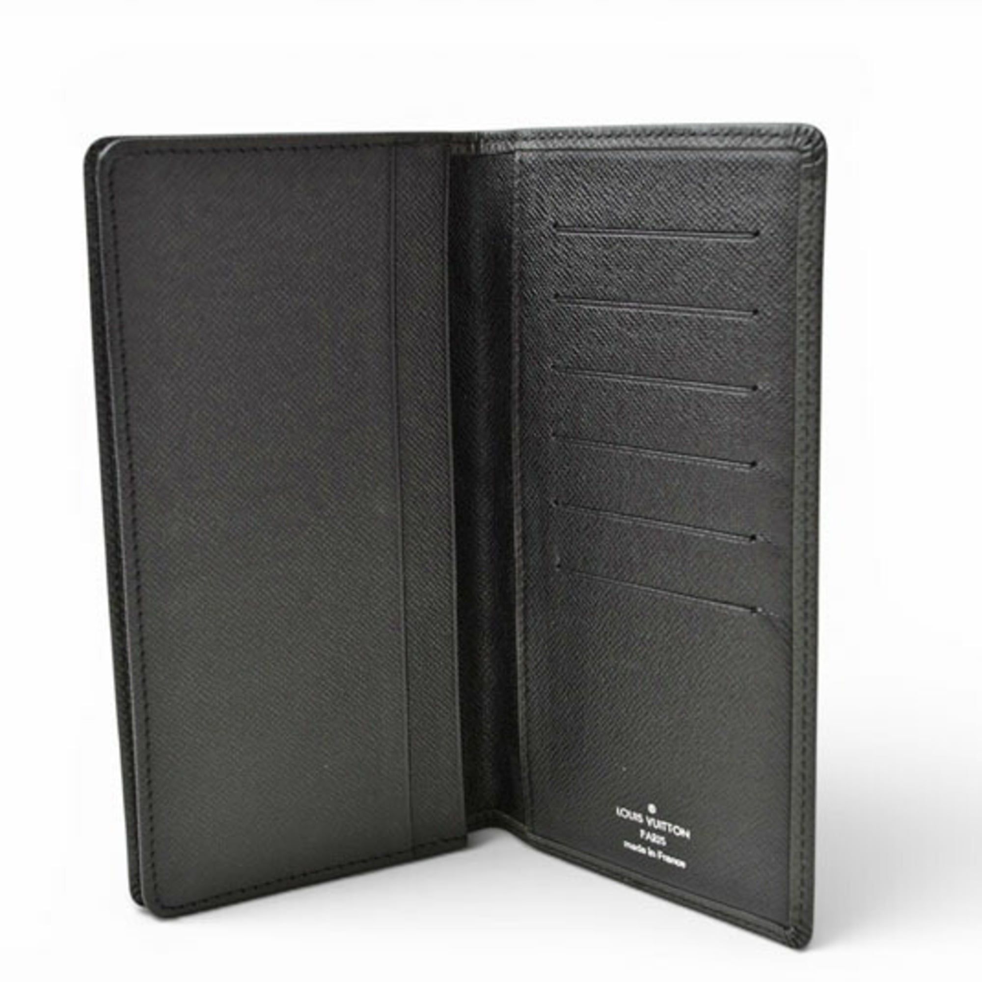 Taiga Leather Long Wallet (Bi-Fold) (Pre-Owned) - Louis Vuitton - Modalova