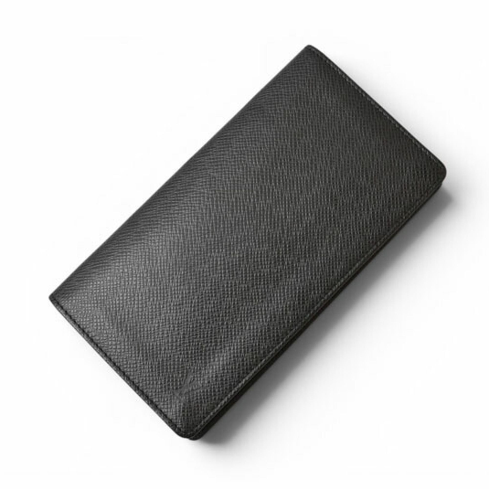 Taiga Leather Long Wallet (Bi-Fold) (Pre-Owned) - Louis Vuitton - Modalova