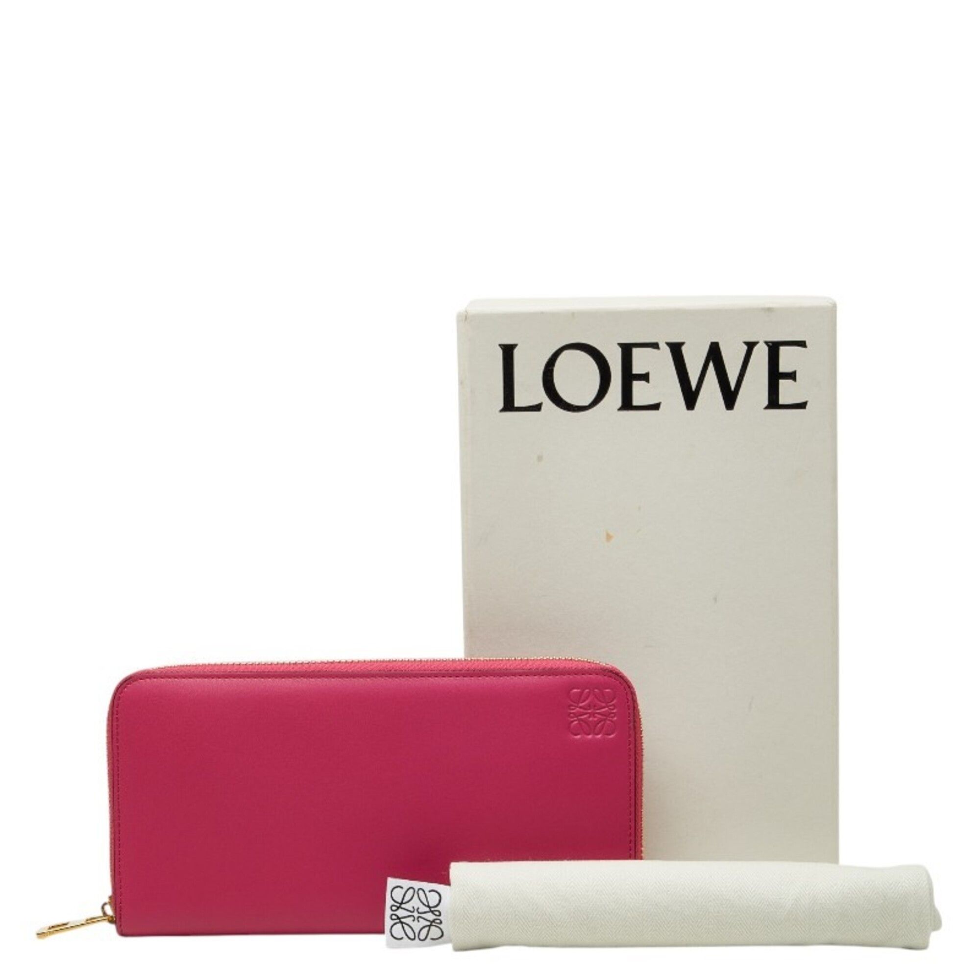 Leather Long Wallet (Bi-Fold) (Pre-Owned) - Loewe - Modalova
