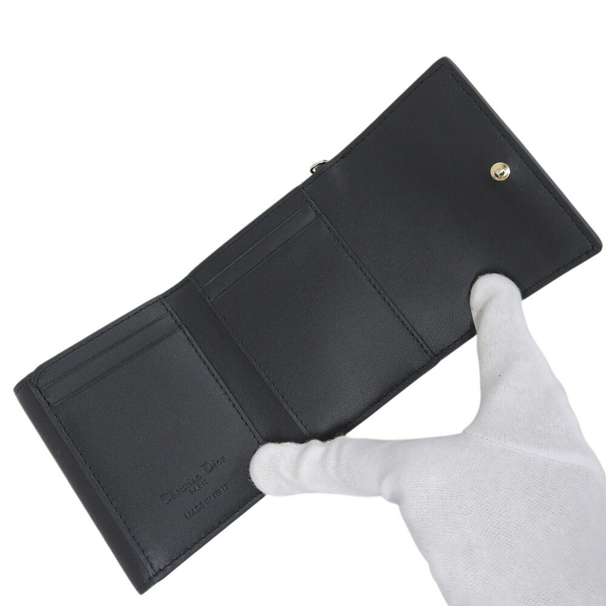 Leather Wallet (Tri-Fold) (Pre-Owned) - Christian Dior - Modalova