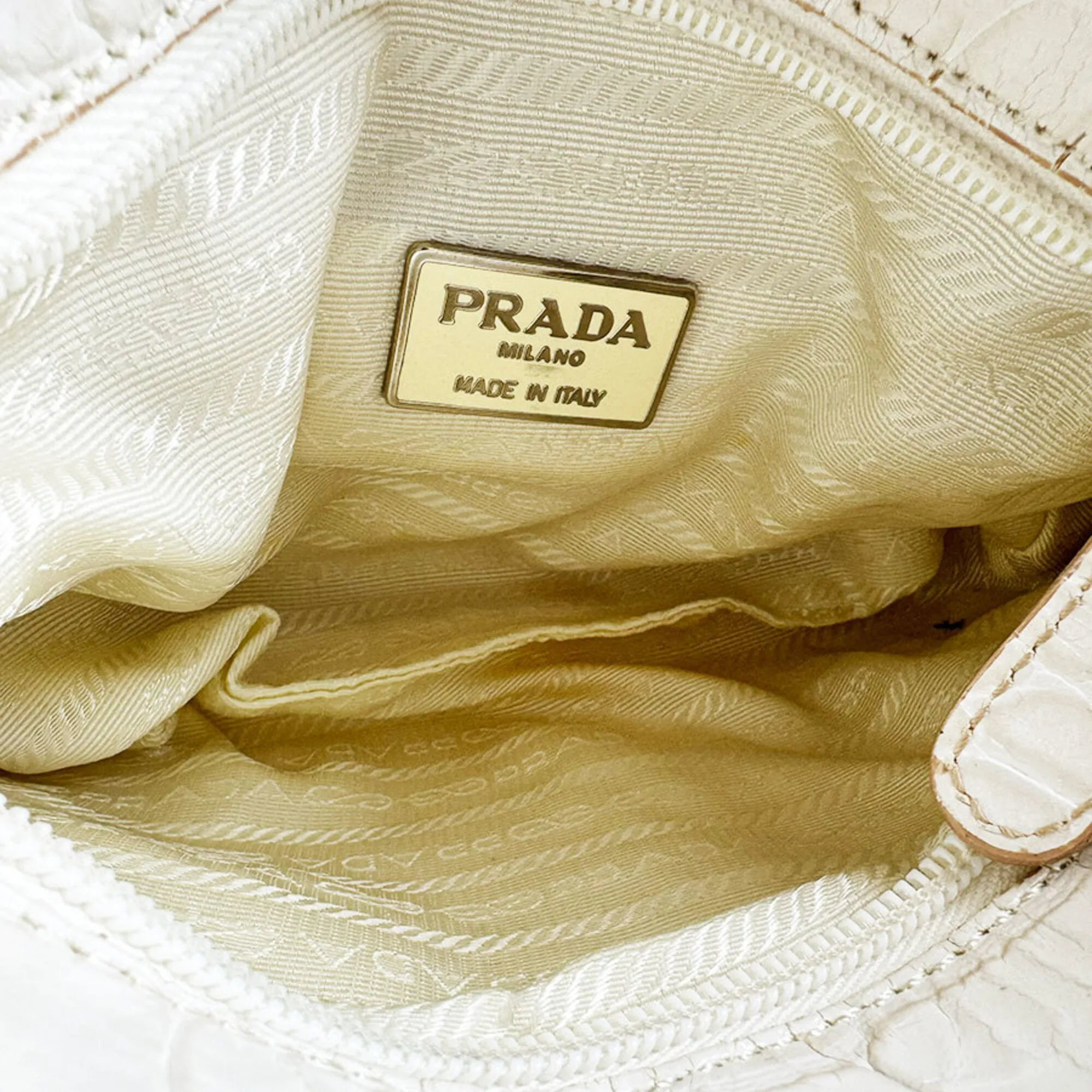 Leather Handbag (Pre-Owned) - Prada - Modalova