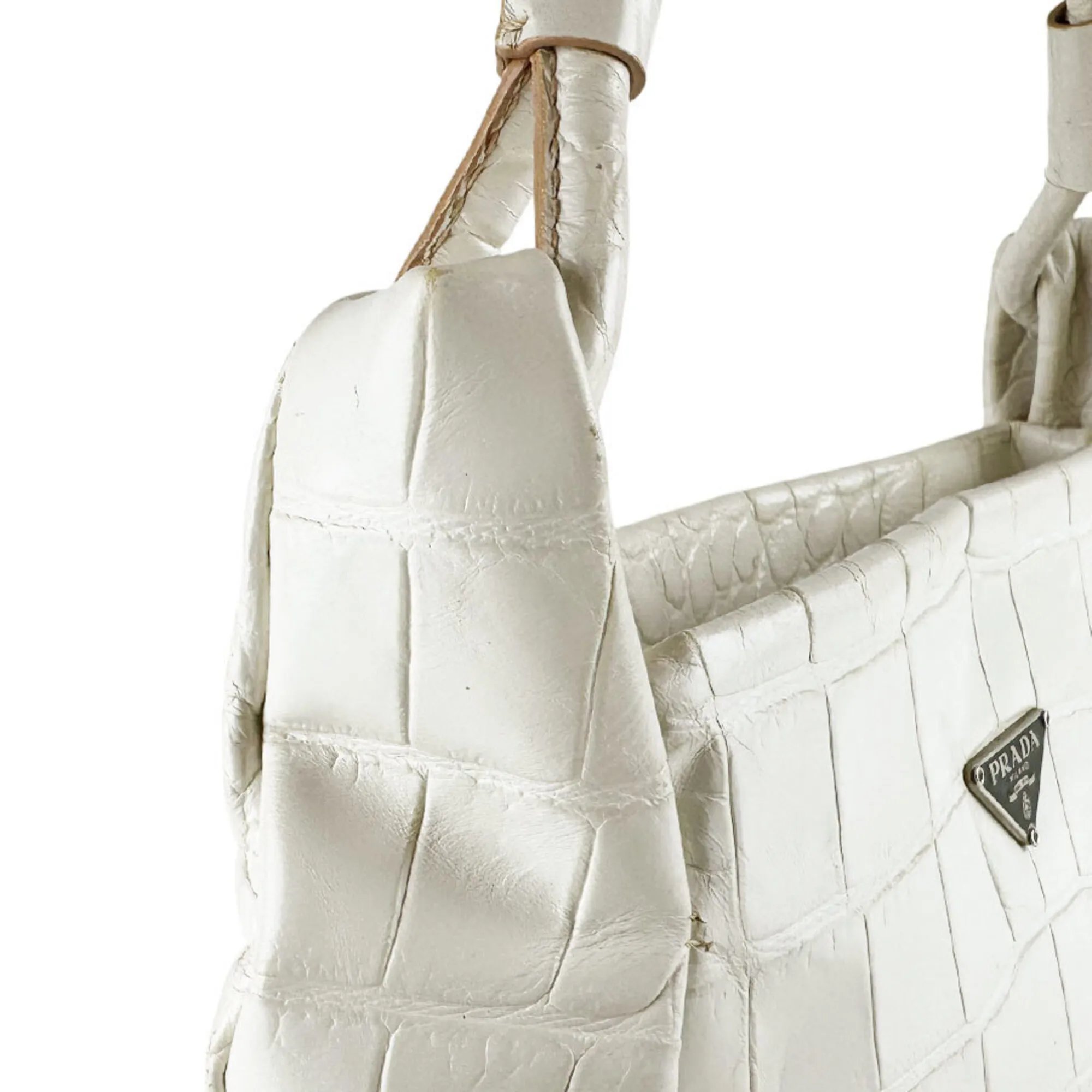 Leather Handbag (Pre-Owned) - Prada - Modalova