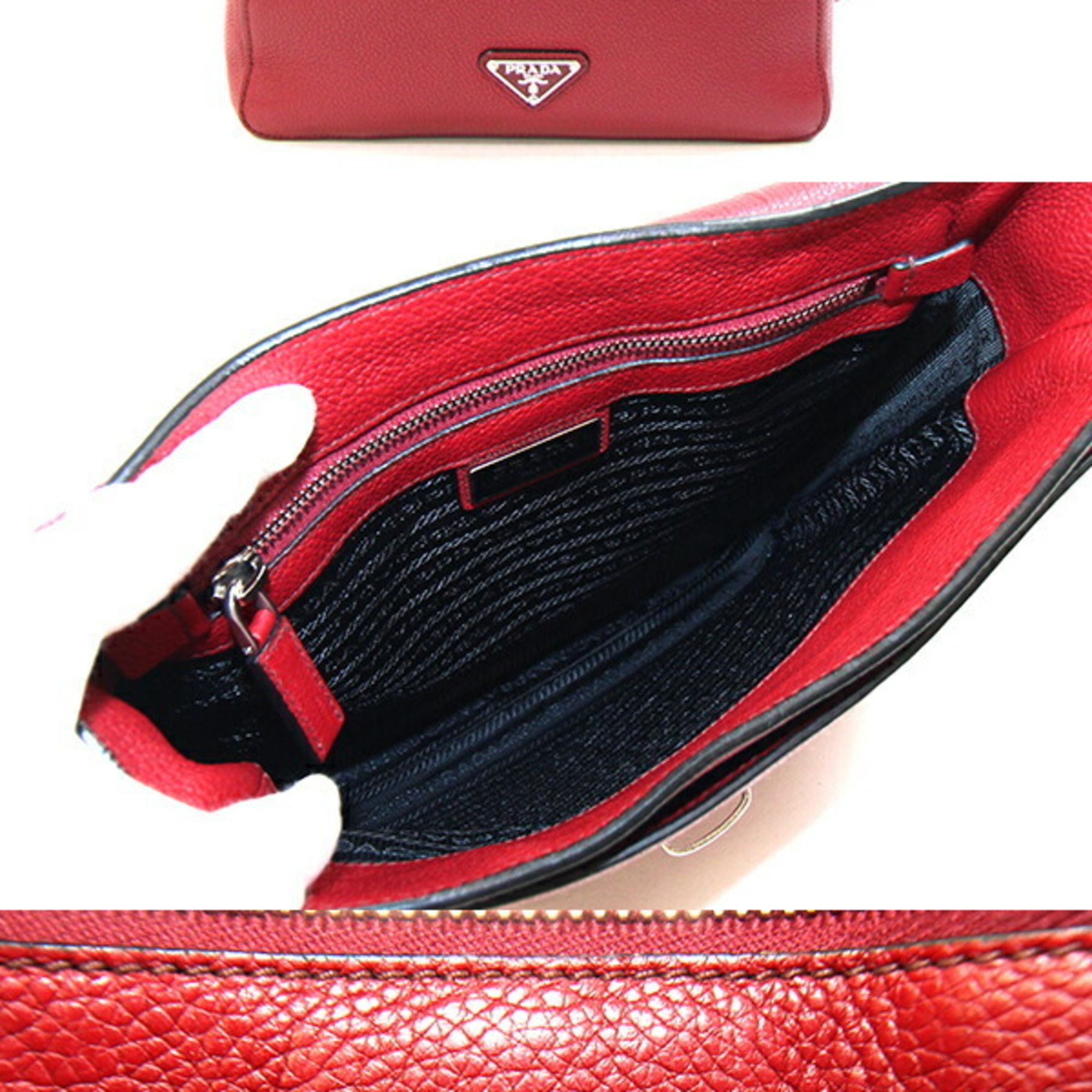 Leather Shoulder Bag (Pre-Owned) - Prada - Modalova
