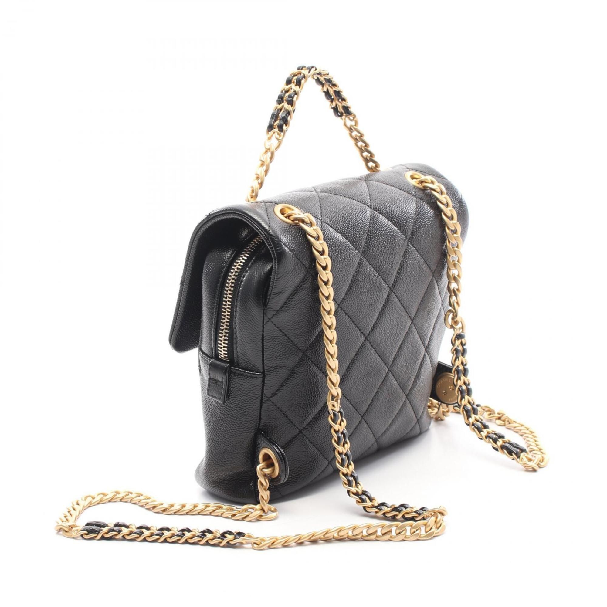 Grained Calfskin Backpack Handbag (Pre-Owned) - Chanel - Modalova