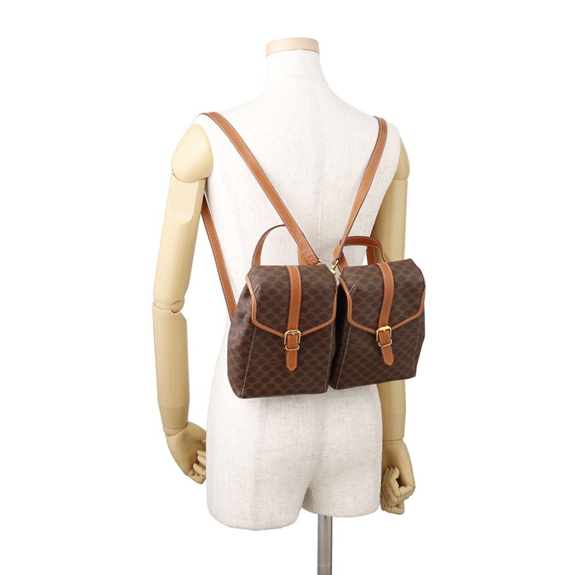 Macadam Pvc Leather Backpack (Pre-Owned) - Celine - Modalova
