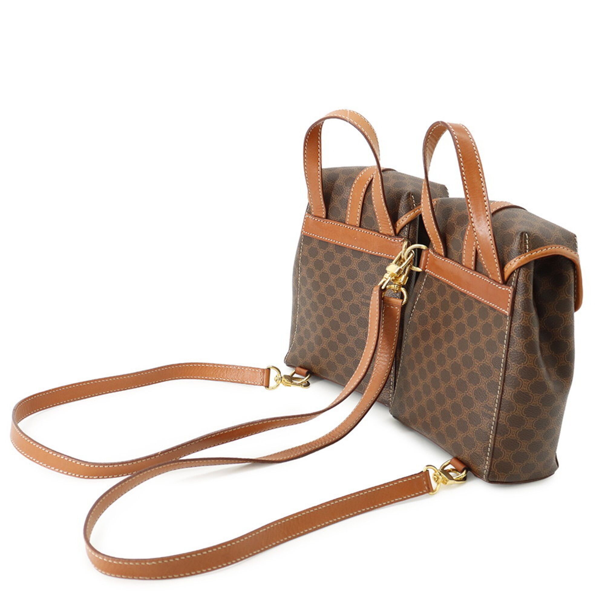 Macadam Pvc Leather Backpack (Pre-Owned) - Celine - Modalova